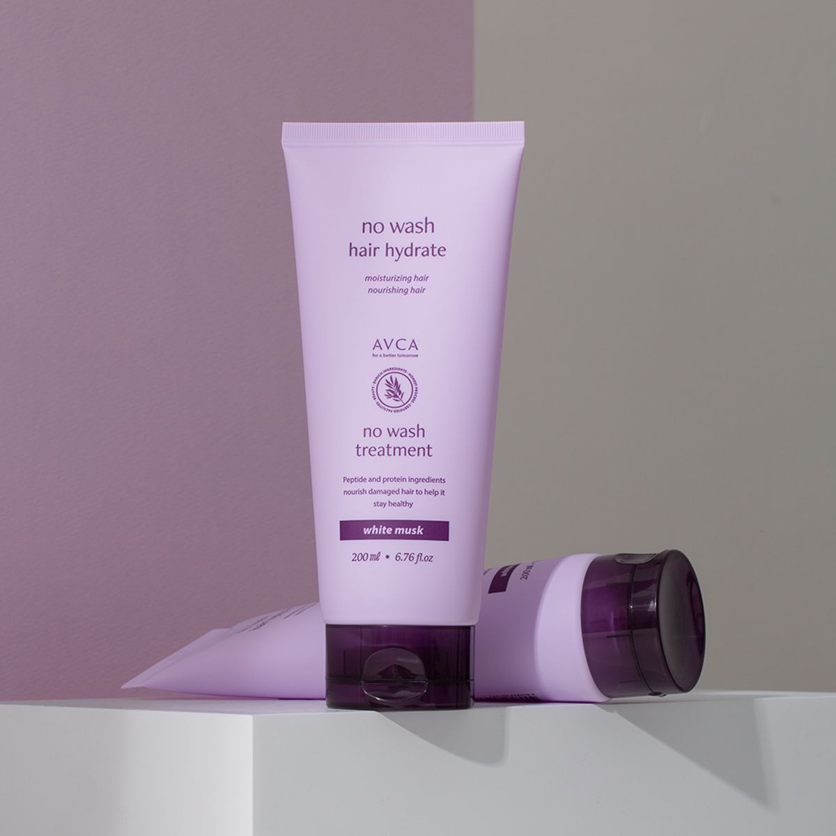 아브카(AVCA) [아브카] 노워시 트리트먼트 헤어팩 화이트머스크 200ml