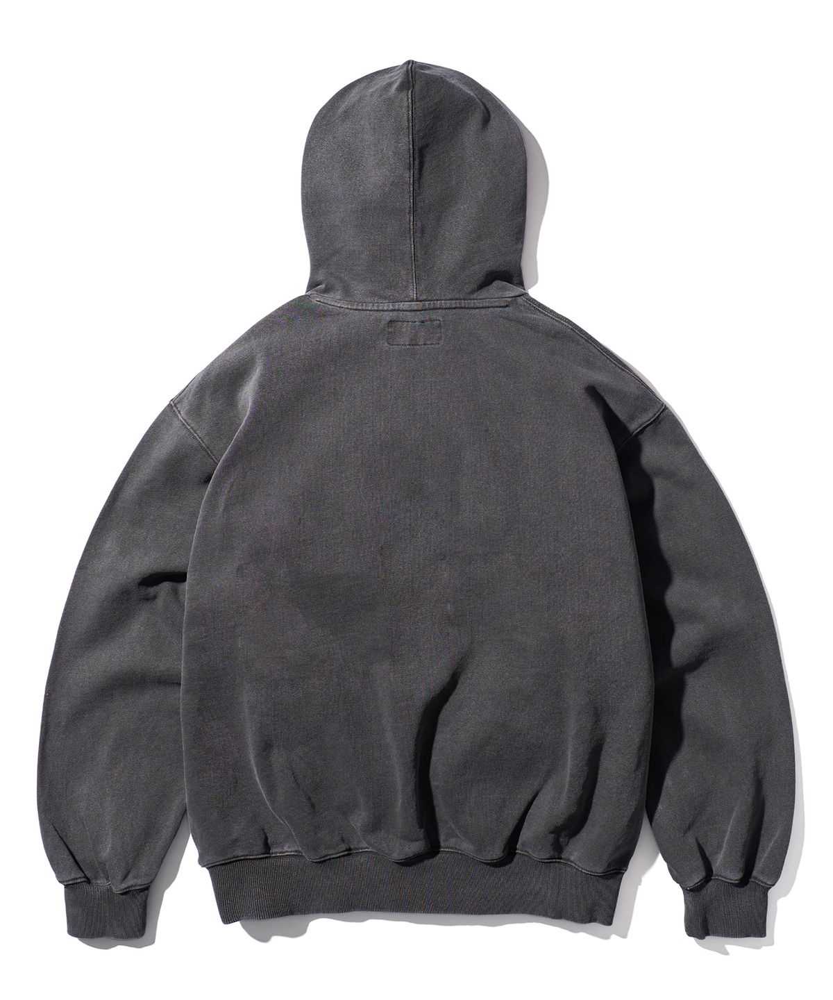 에이카화이트(AECA) AECA HAND DRAWING BALANCE HOODIE-WASHED CHARCOAL
