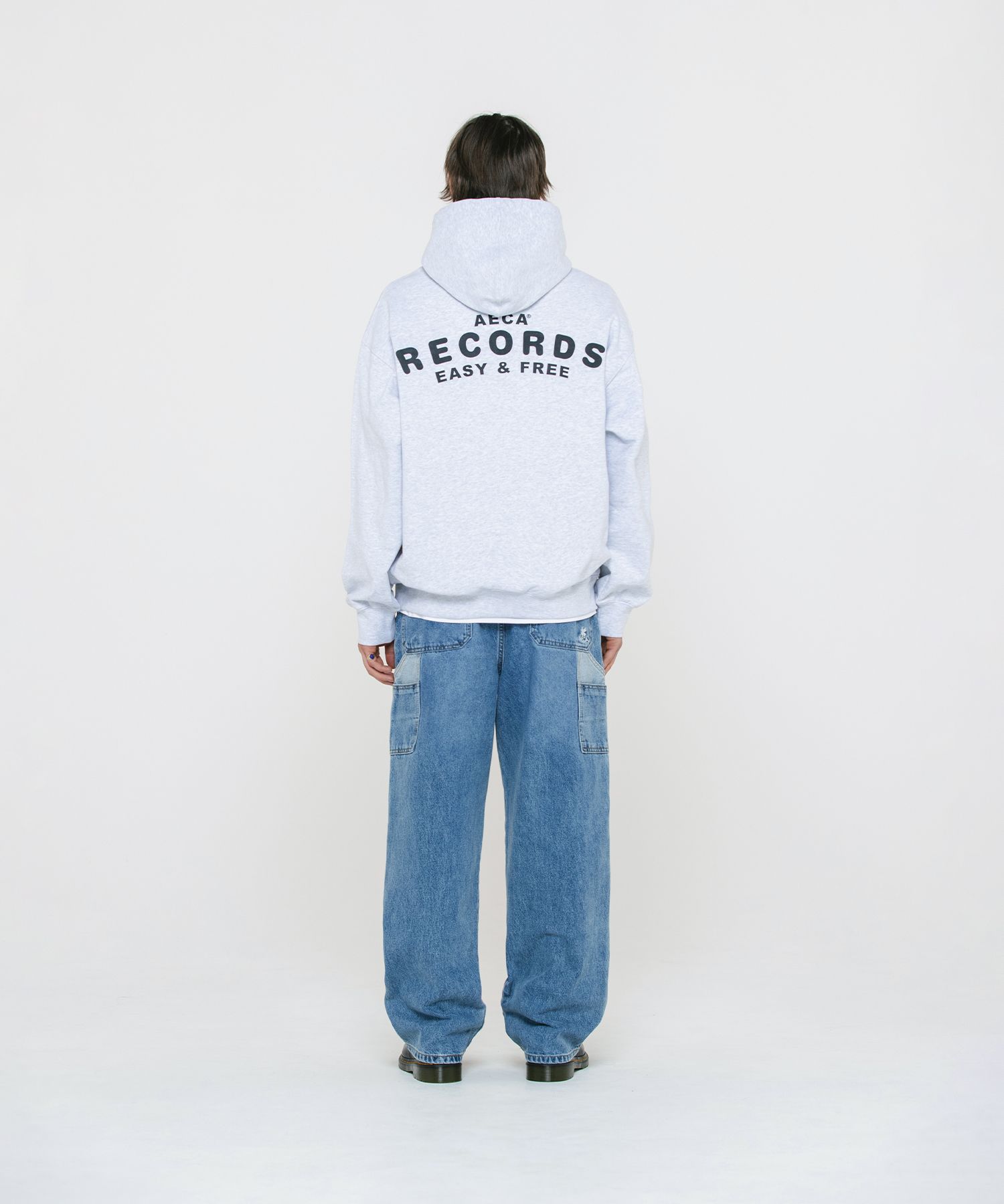 パーカー・フーディ AECA WHITE AECA RECORD SHOP SWEAT HOODIELIGHT GREY MUSINSA | AECA WHITE AECA RECORD SHOP SWEAT HOODIE-LIGHT GREY