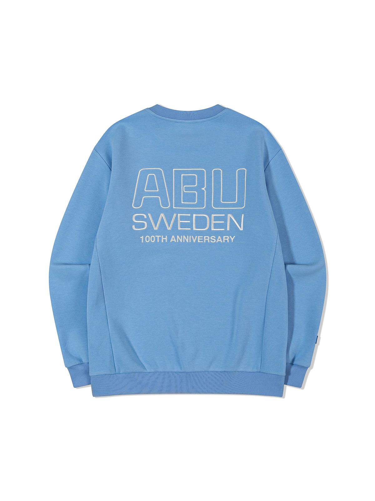 아부가르시아(ABU GARCIA) 지퍼 포켓 맨투맨 티셔츠 LIGHT BLUE