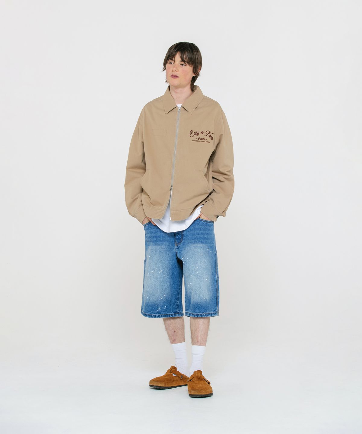에이카화이트(AECA) EASY AND FREE COTTON IKE JACKET-BEIGE