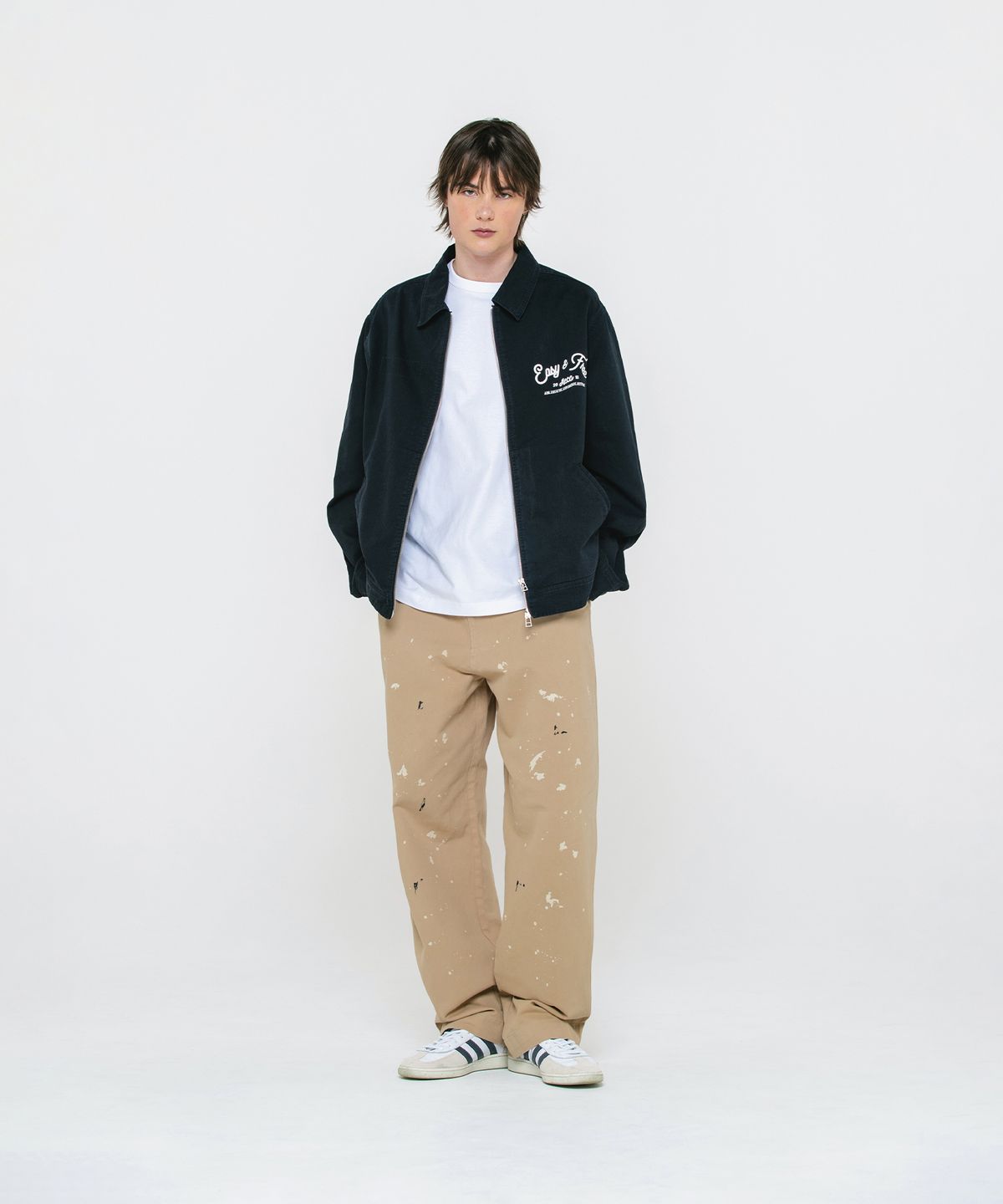 에이카화이트(AECA) EASY AND FREE COTTON IKE JACKET-BLACK