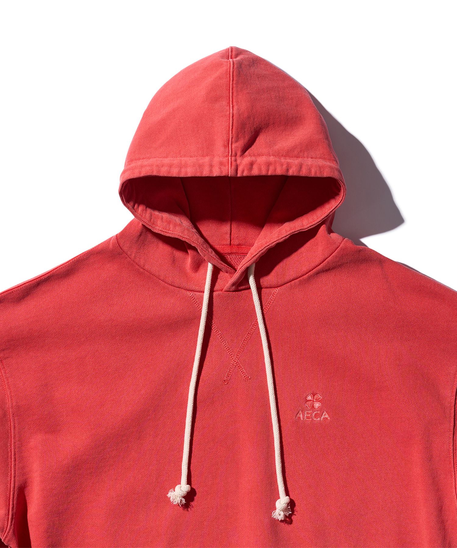 パーカー・フーディ AECA WHITE EVERYDAY AECA CLOVER HOODIEWASHED CORAL MUSINSA | AECA WHITE EVERYDAY AECA CLOVER HOODIE-WASHED CORAL