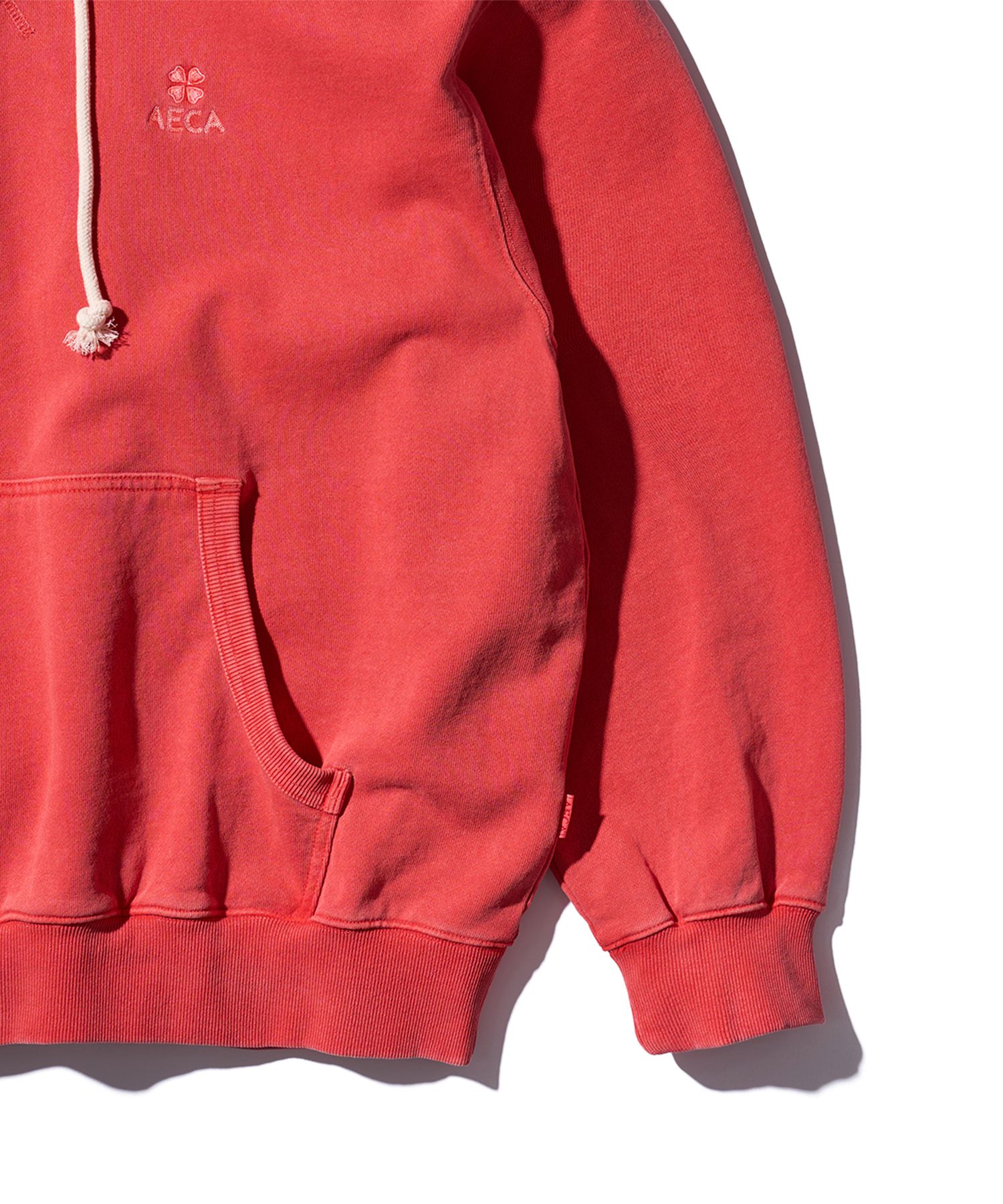 パーカー・フーディ AECA WHITE EVERYDAY AECA CLOVER HOODIEWASHED CORAL MUSINSA | AECA WHITE EVERYDAY AECA CLOVER HOODIE-WASHED CORAL