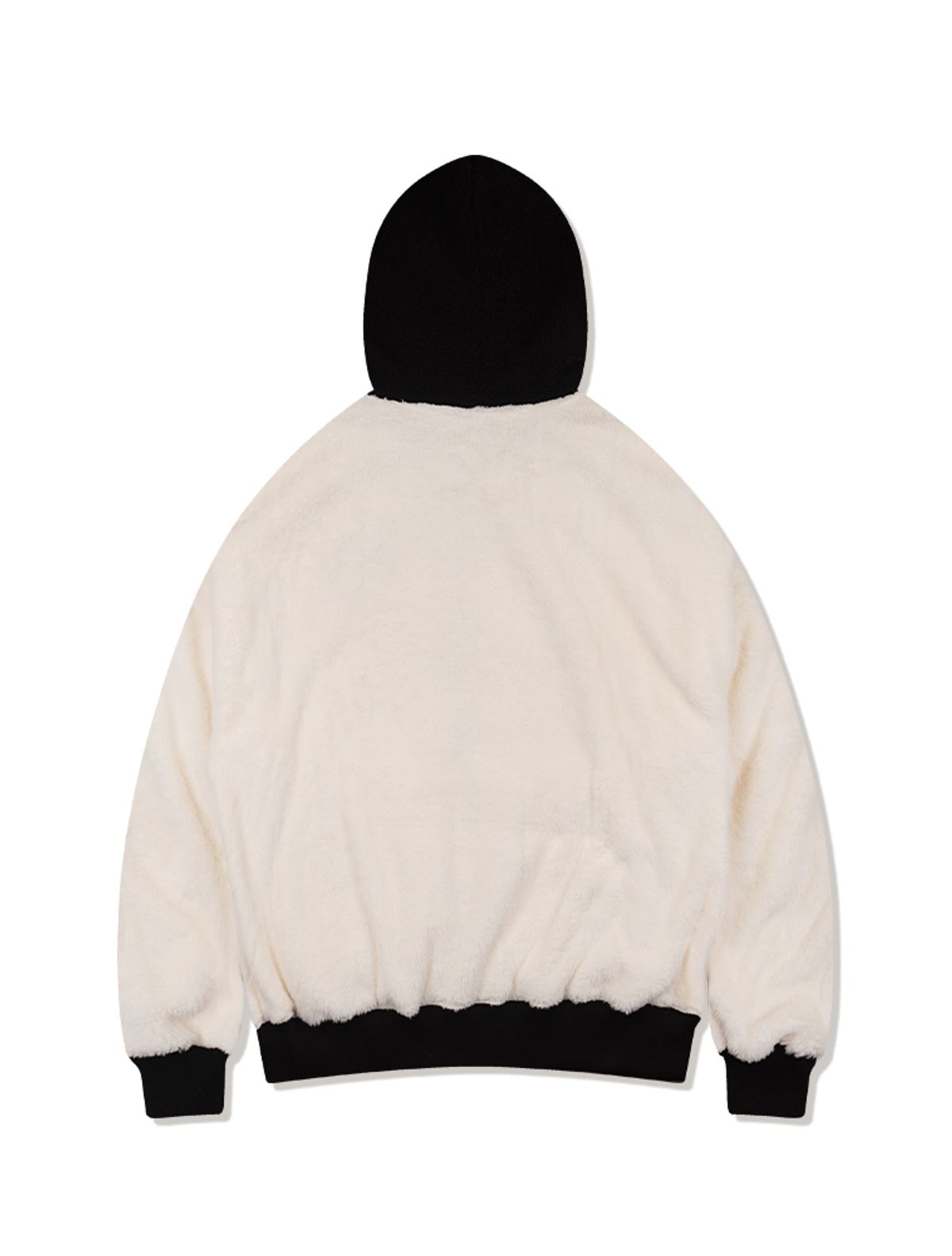 라 메종 스튜디오(LA MAISON STUDIO) UNISEX 페이크퍼 후드 집업 아이보리(FCE4ZP657M)