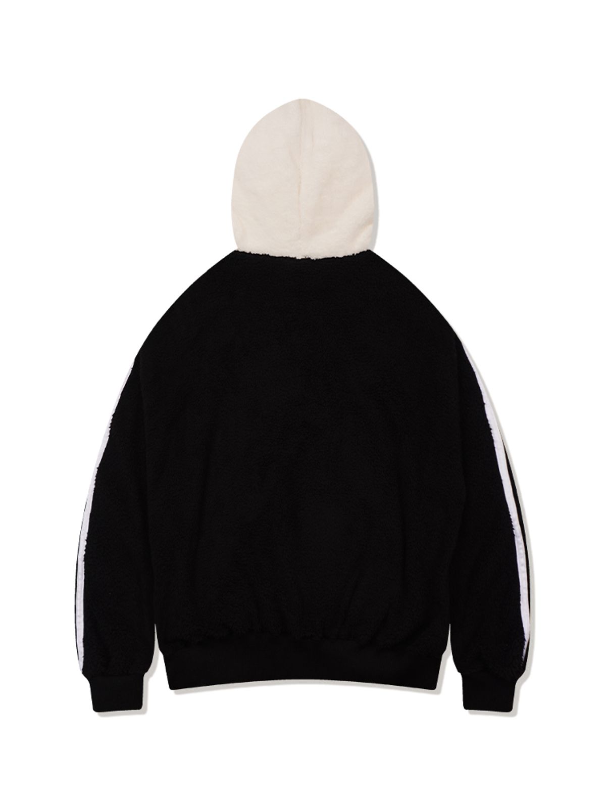 라 메종 스튜디오(LA MAISON STUDIO) UNISEX 페이크퍼 후드 집업 블랙(FCE4ZP657M)