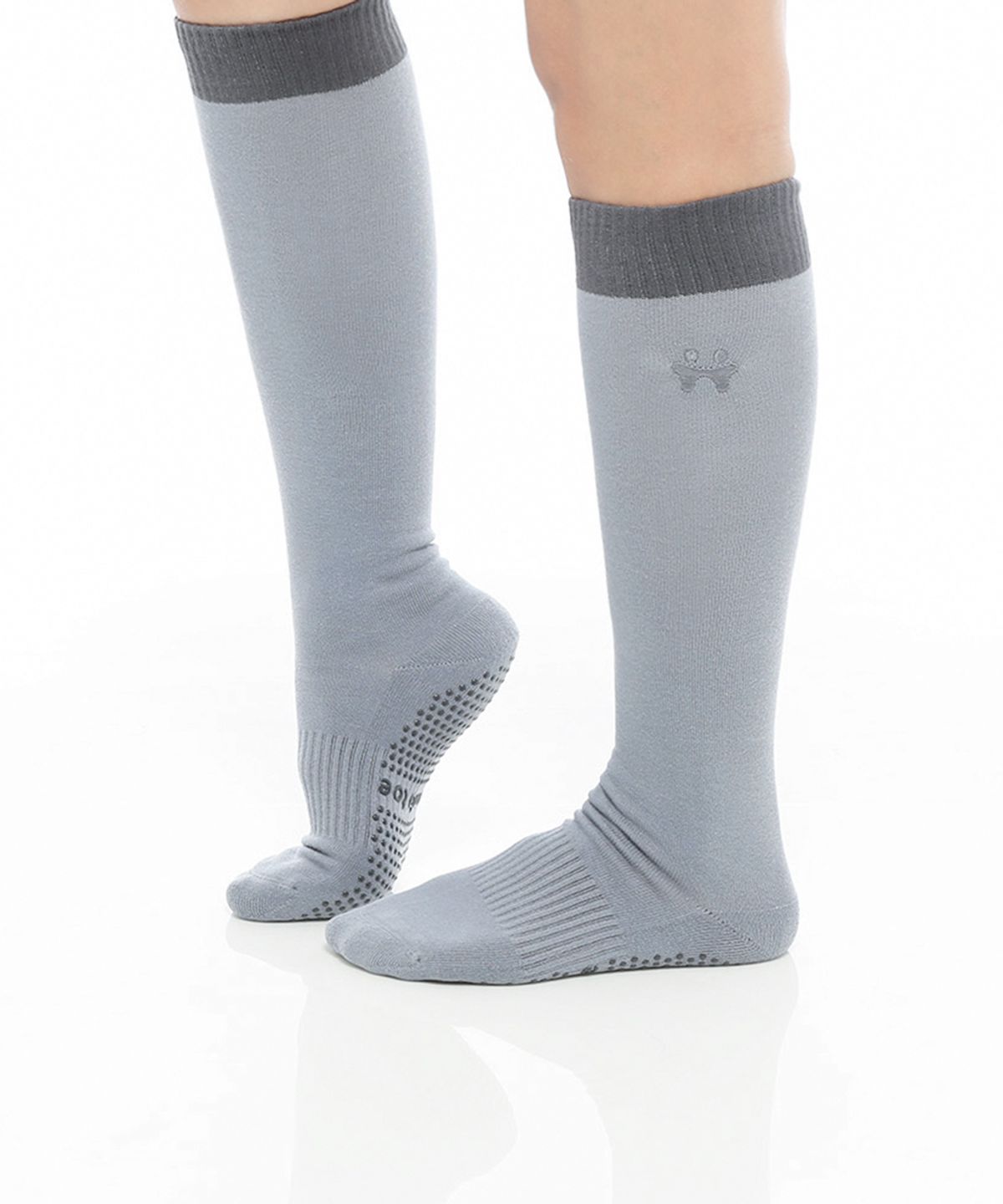 떰토(THUMBTOE) Knee Socks Ash 필라테스 니삭스 무봉제 심리스 미끄럼방지 양말