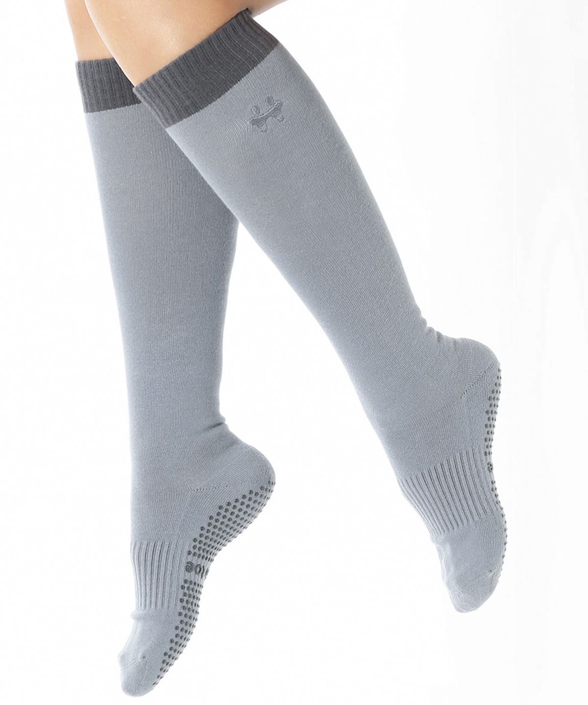떰토(THUMBTOE) Knee Socks Ash 필라테스 니삭스 무봉제 심리스 미끄럼방지 양말