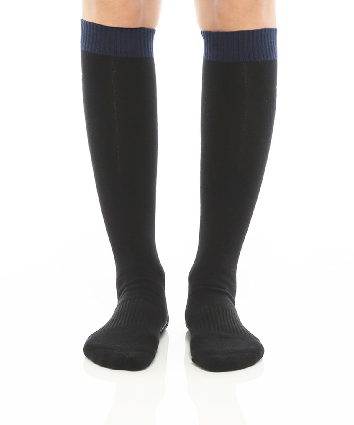 떰토(THUMBTOE) Knee Socks Black 필라테스 니삭스 무봉제 심리스 미끄럼방지 양말