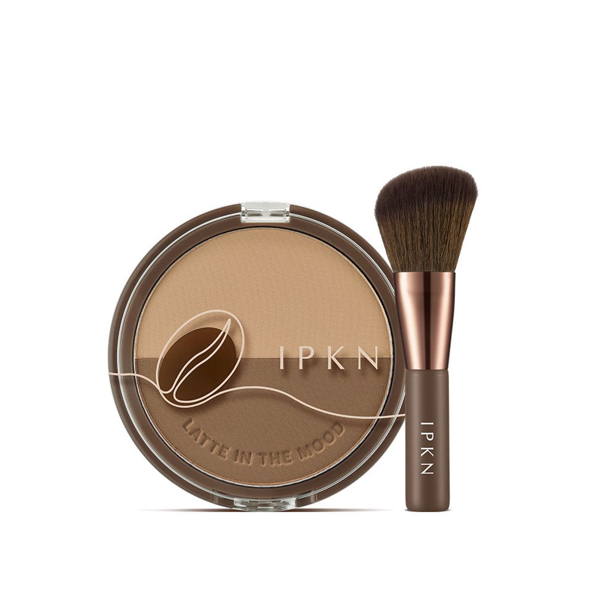 입큰(IPKN) 라떼 인더무드 쉐딩 + 브러쉬 기획세트 (2color)