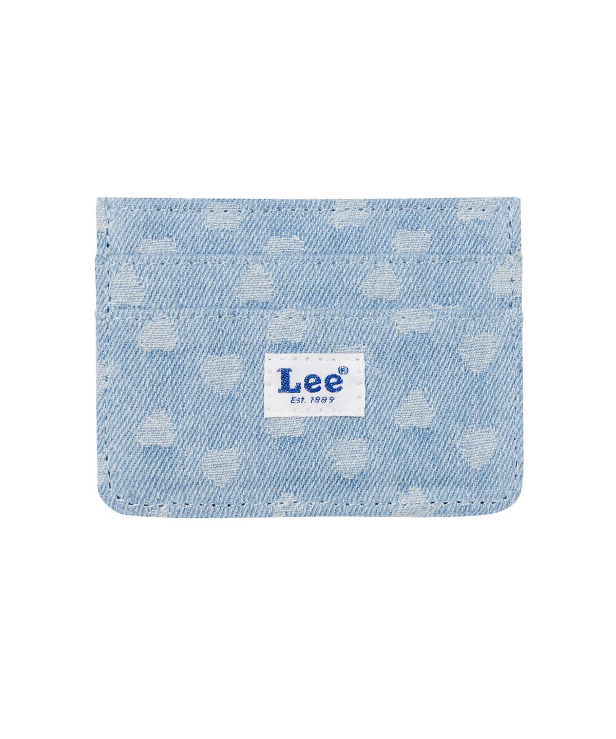 리(LEE) 데님 카드 홀더 인디고 미듐