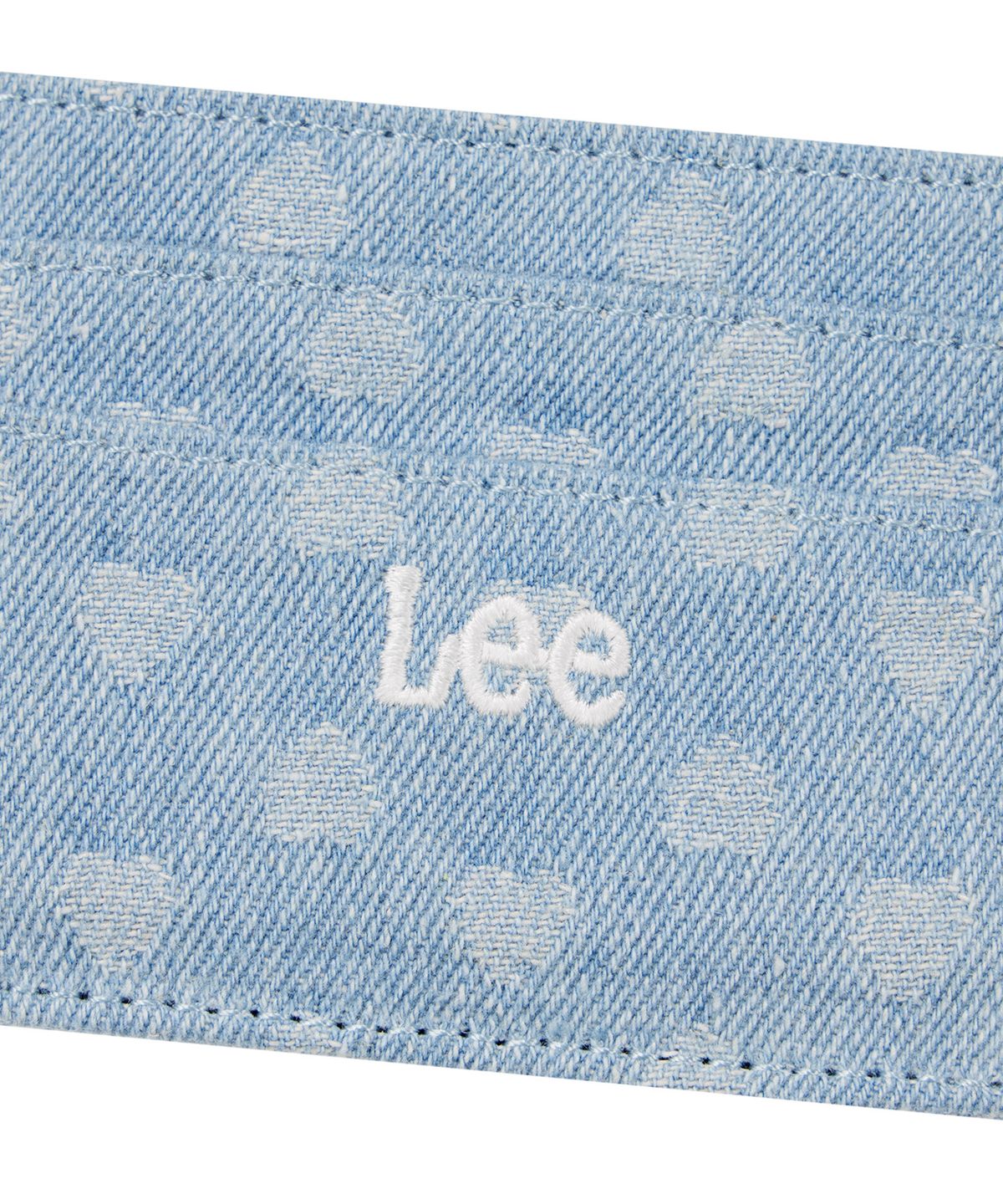 리(LEE) 데님 카드 홀더 인디고 미듐