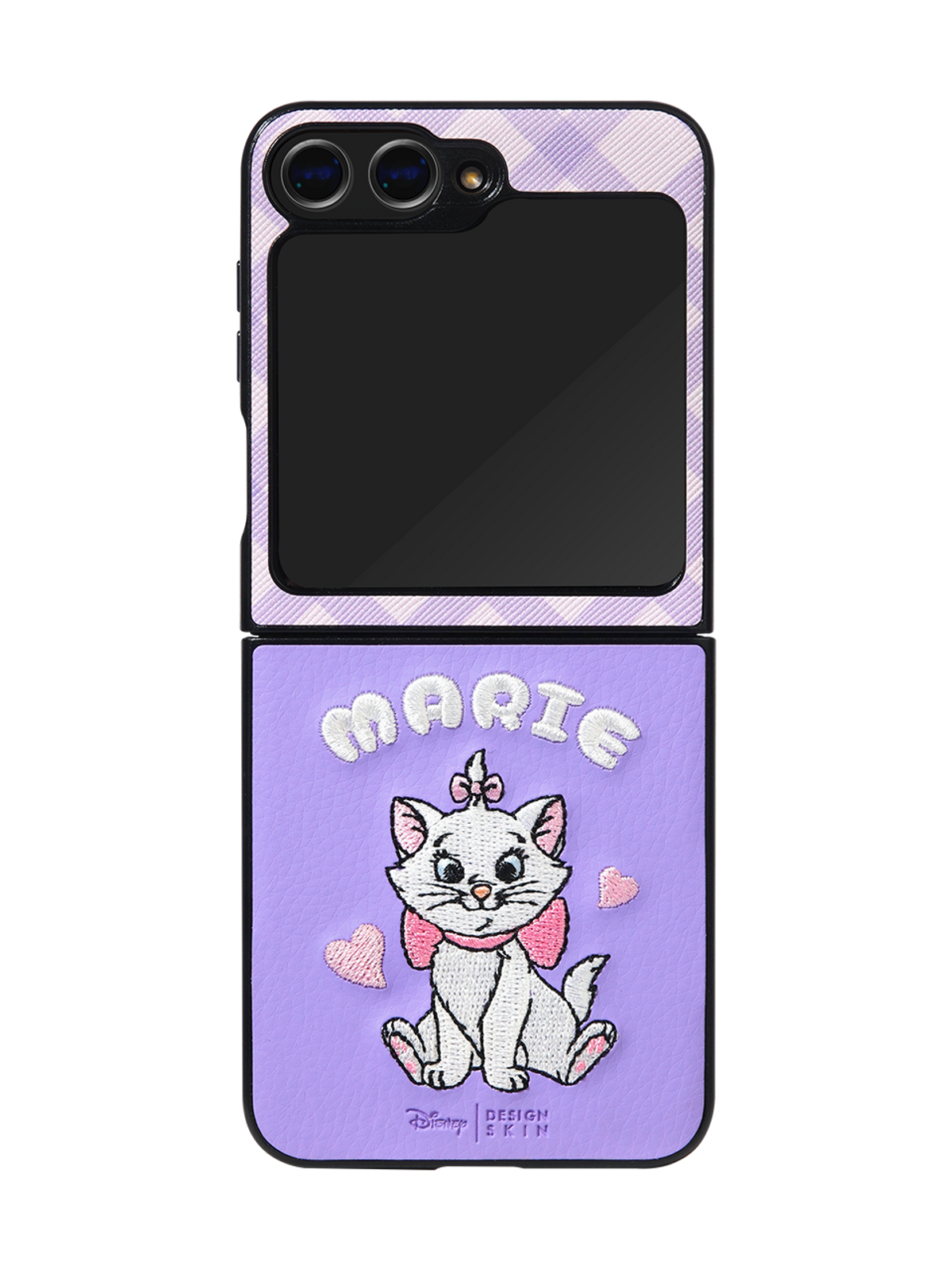 디자인스킨(DESIGNSKIN) [디즈니] 자수 포켓 케이스_캣츠앤독스-바이올렛/마리
