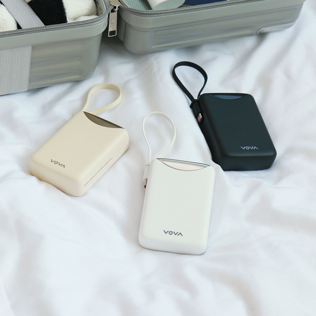 보바(VOVA) 고속충전 일체형 대용량 보조배터리 20000mAh 22.5W