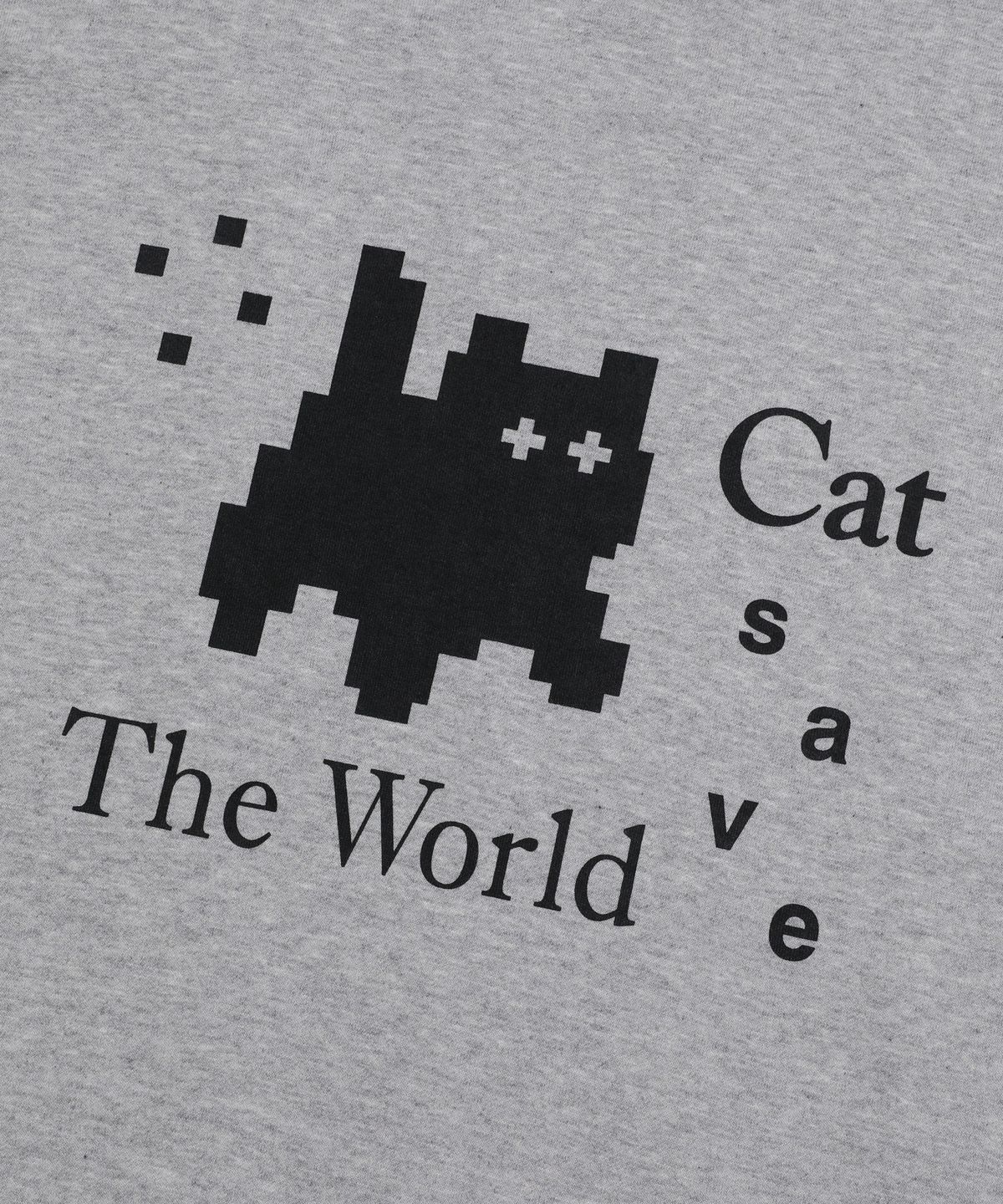캣세이브더월드(CATSAVETHEWORLD) 픽셀 아트 맨투맨 (2컬러)