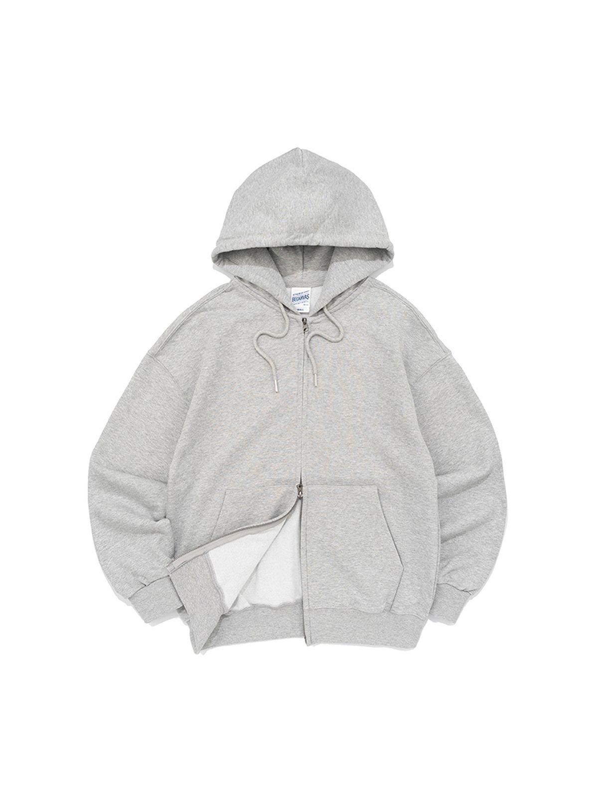 비캔버스(BECANVAS) [SET UP] OVERFIT 2WAY ZIP-UP & STRAIGHT or JOGGER SEWATPANTS - MELANGE
