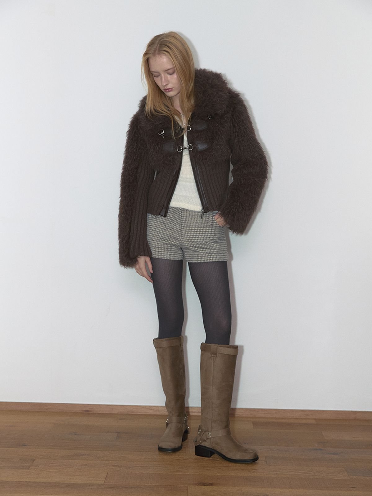 아수라(ASURA) MULTI SUEDE BOOTS (BEIGE)