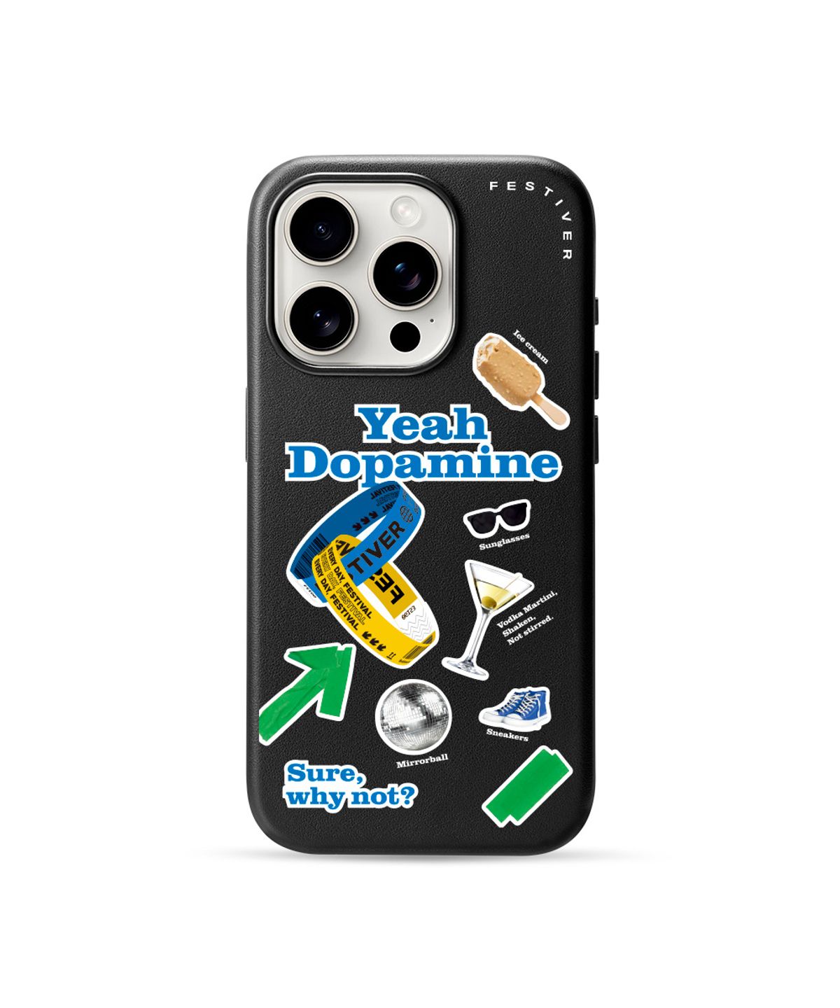 페스티버(FESTIVER) 페스티벌 Dopamine 아이폰 맥세이프 레더 케이스