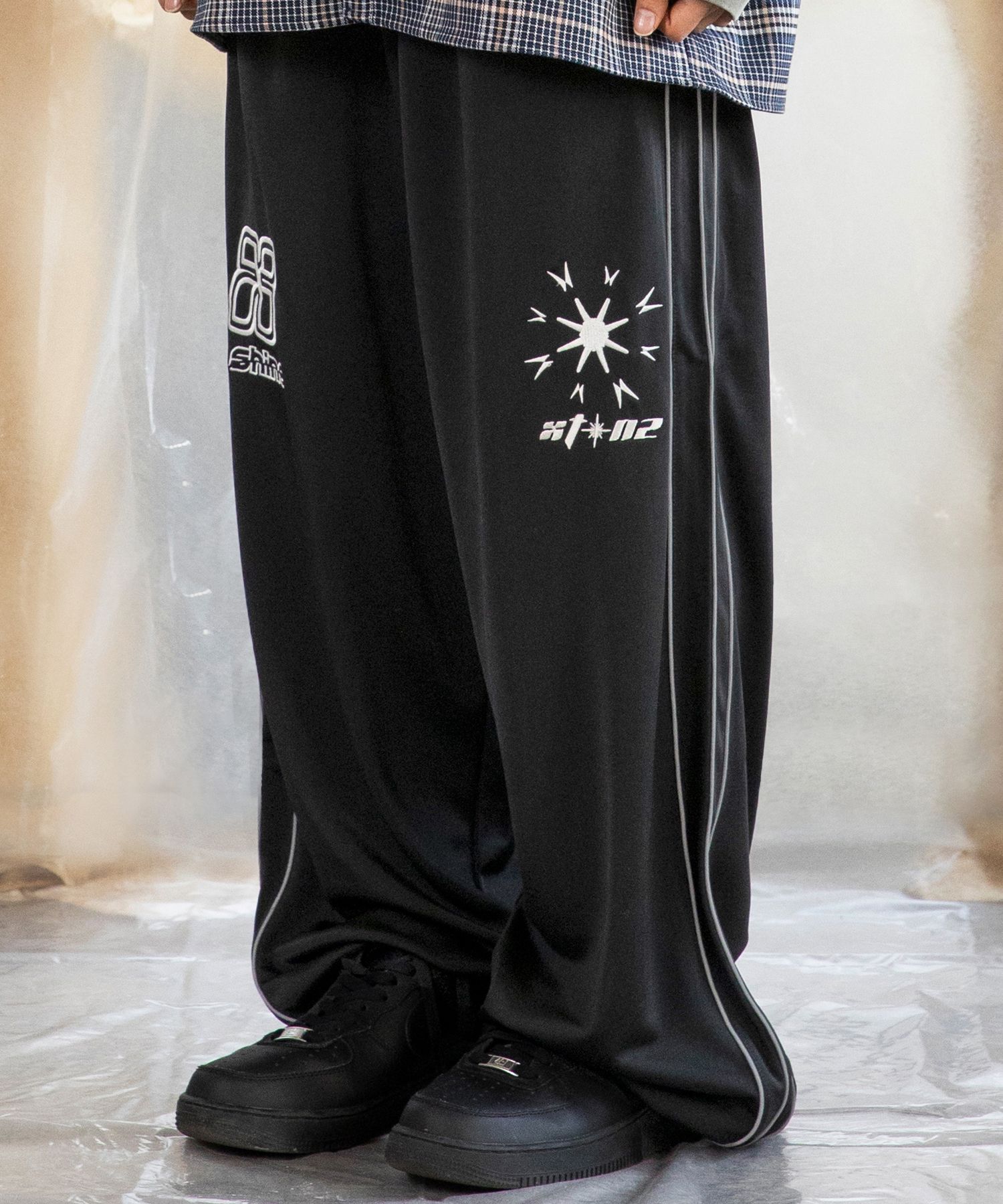 【MCNCHIPS】22SS★ Curve piping pants BOTTOM - MCNCHIPS