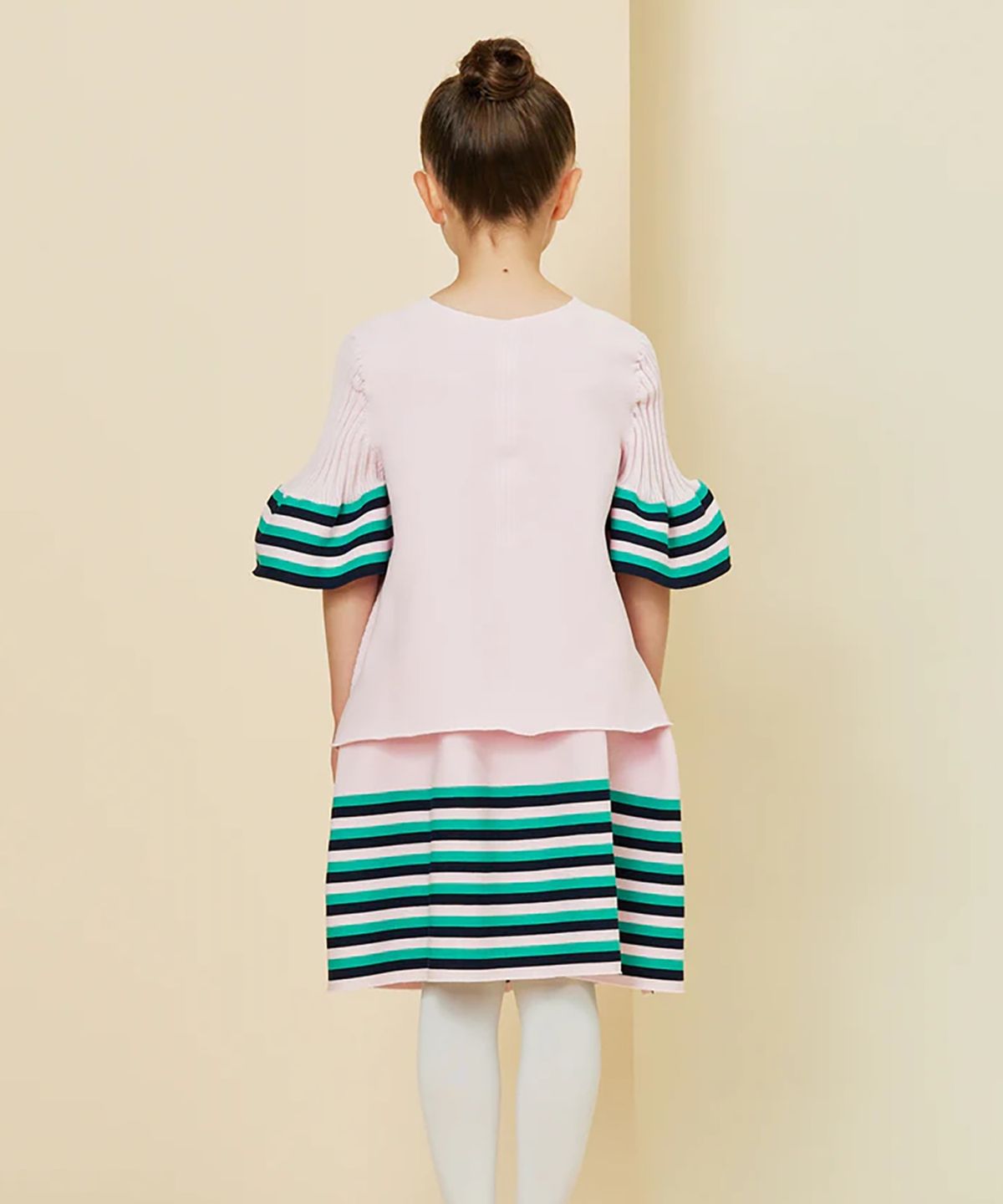 씨에프씨엘(CFCL) (W) 포터리 키즈 숏 슬리브 탑 파스텔 핑크 POTTERY KID SLEEVE TOP