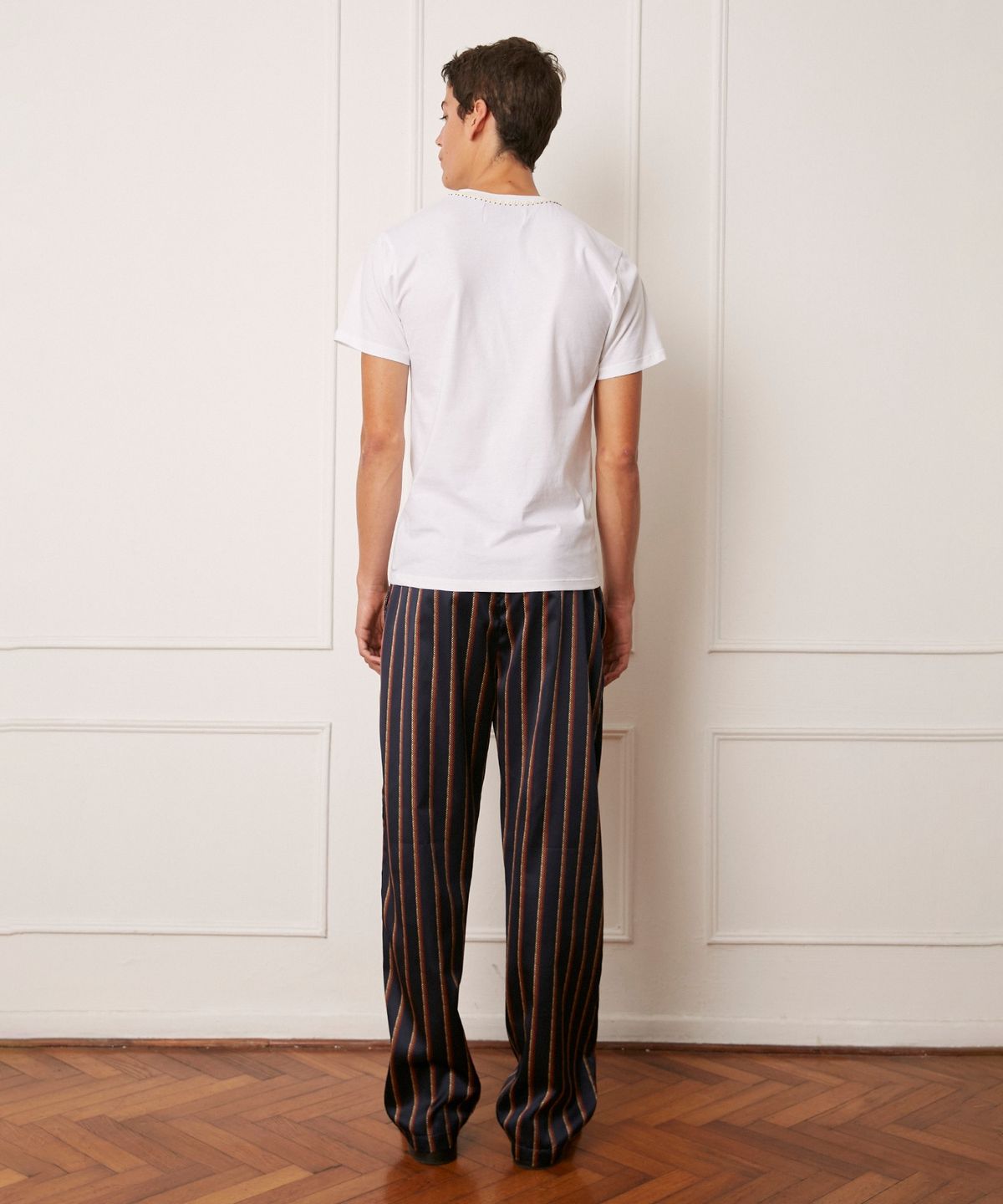 카르보네(CARBONE) (M) 비즈 티셔츠 오프 화이트 BEADS T-SHIRT OFF WHITE