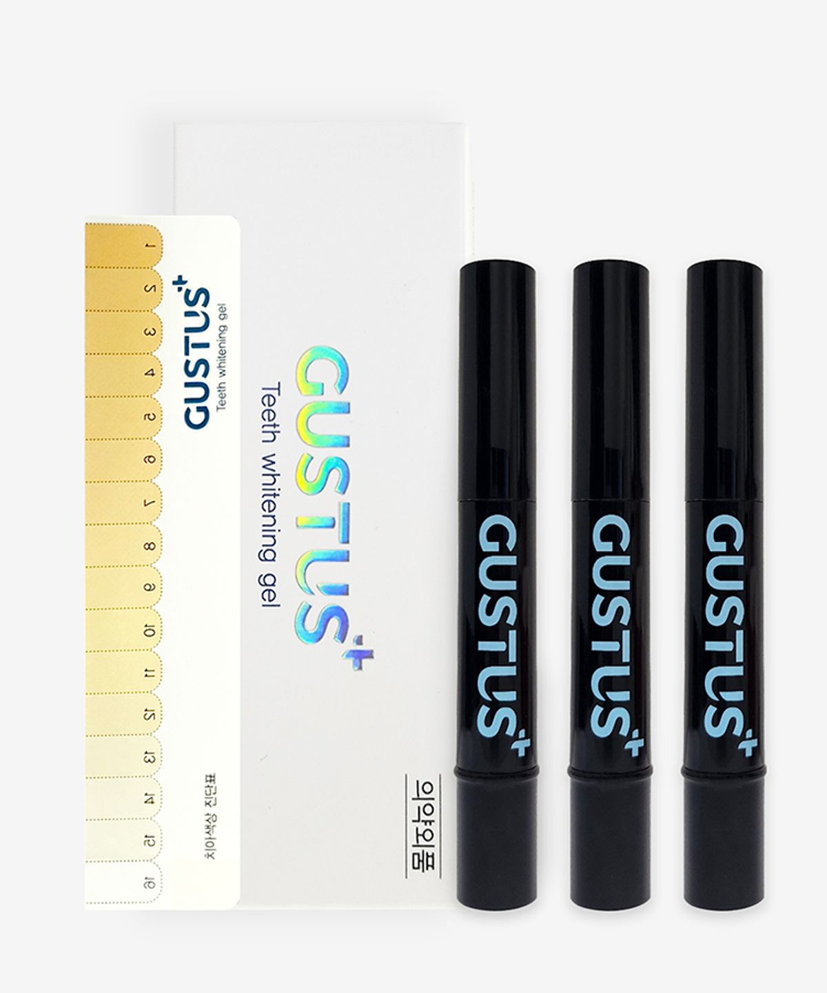 구스투스(GUSTUS) 화이트닝 셀프 치아미백제 3개