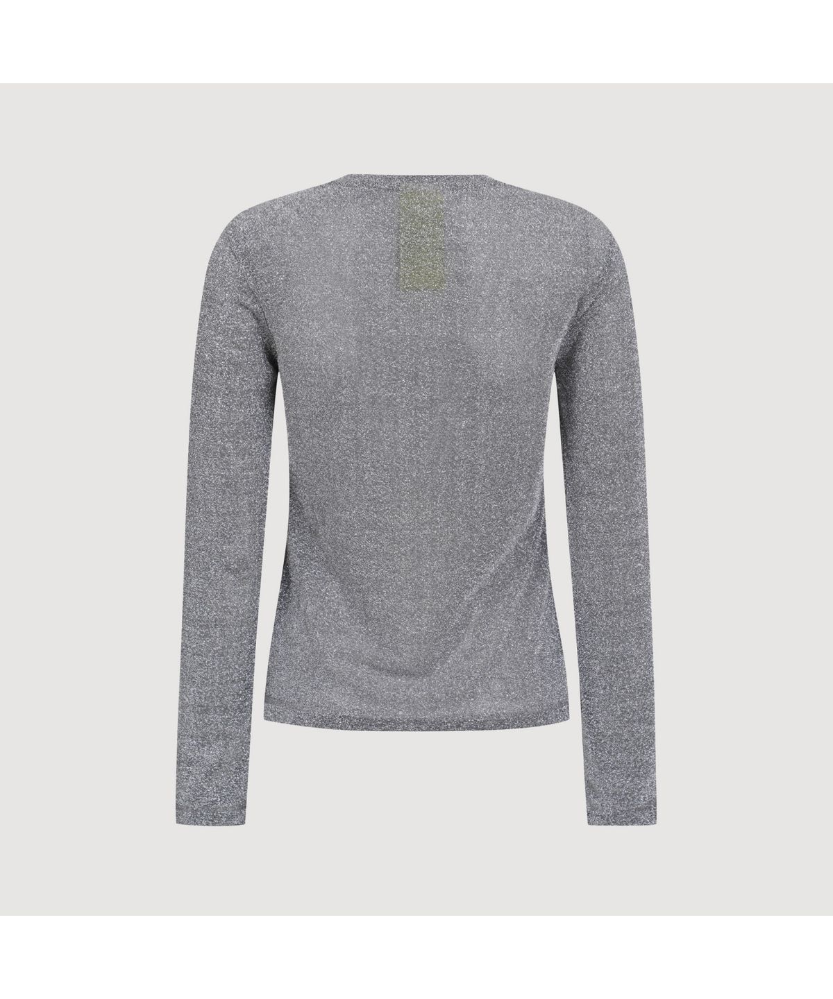 럭키슈에뜨(LUCKY CHOUETTE) [Holiday Edition] Metal Slim Fit Long-Sleeved T-shirts (silver) LFTAS25050SVX