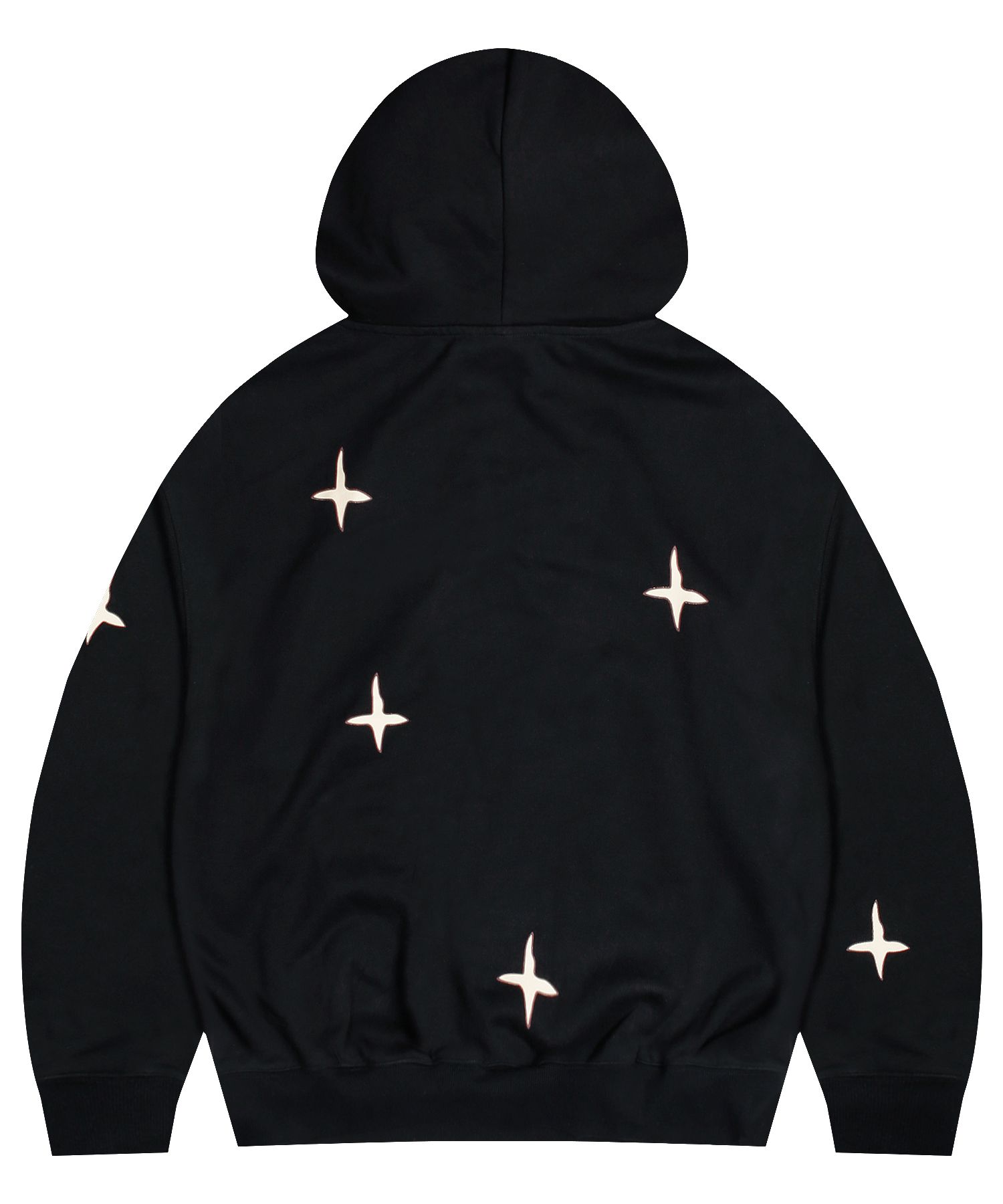 MUSINSA | XTONZ XTT111 Upswell Graphic Loose Fit Hoodie (BLACK)