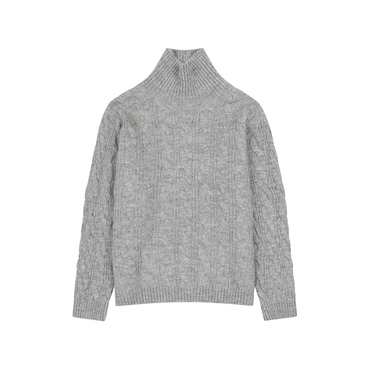에이앤레이(AEIREI) AR_Turtleneck cable knit sweater_2color
