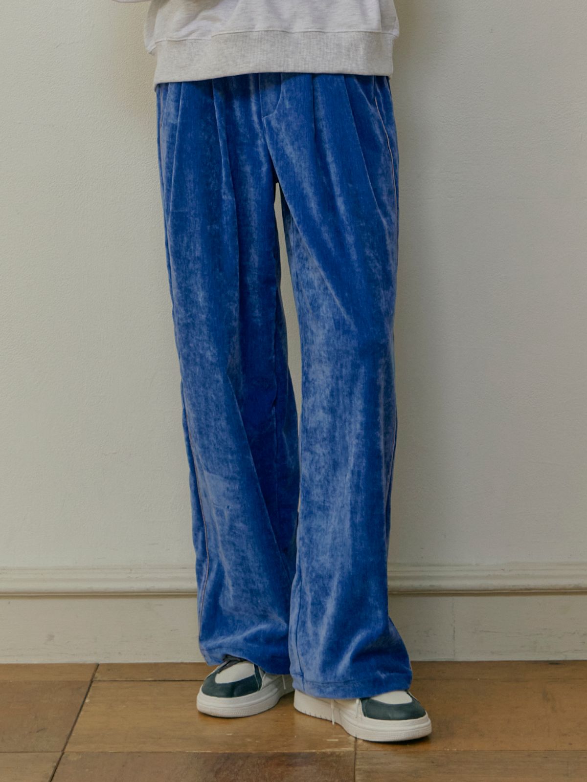 유가당(YUGADANG) 벨벳 와이드팬츠/FW/ Free size jogger pants
