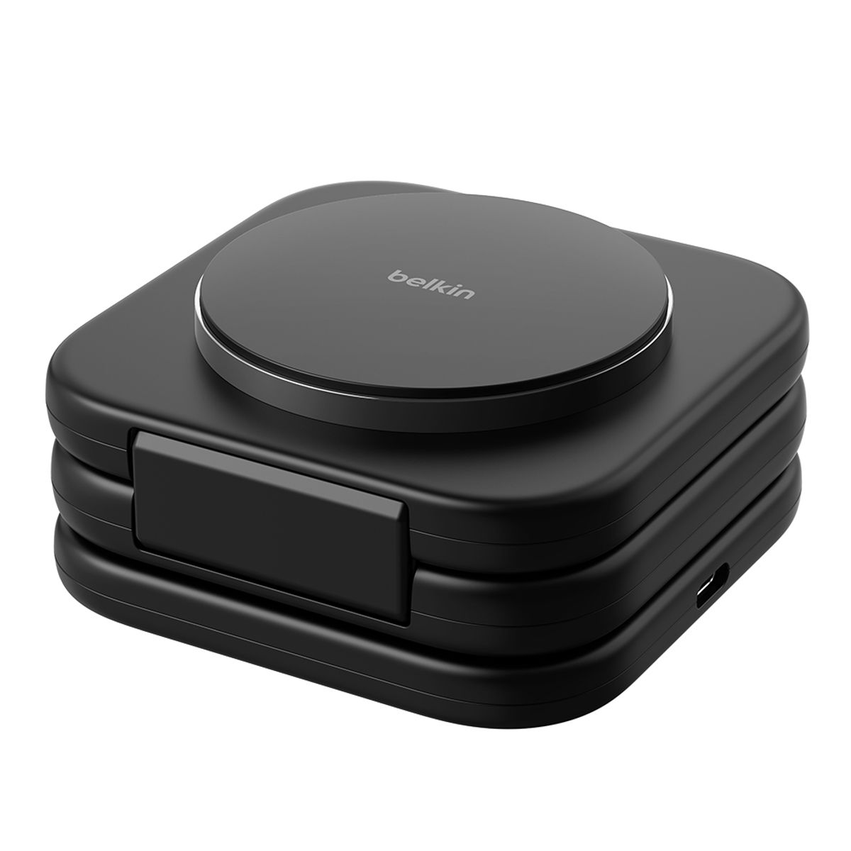 벨킨(BELKIN) Qi2 3in1 15W 마그네틱 여행용 충전 패드 WIZ024