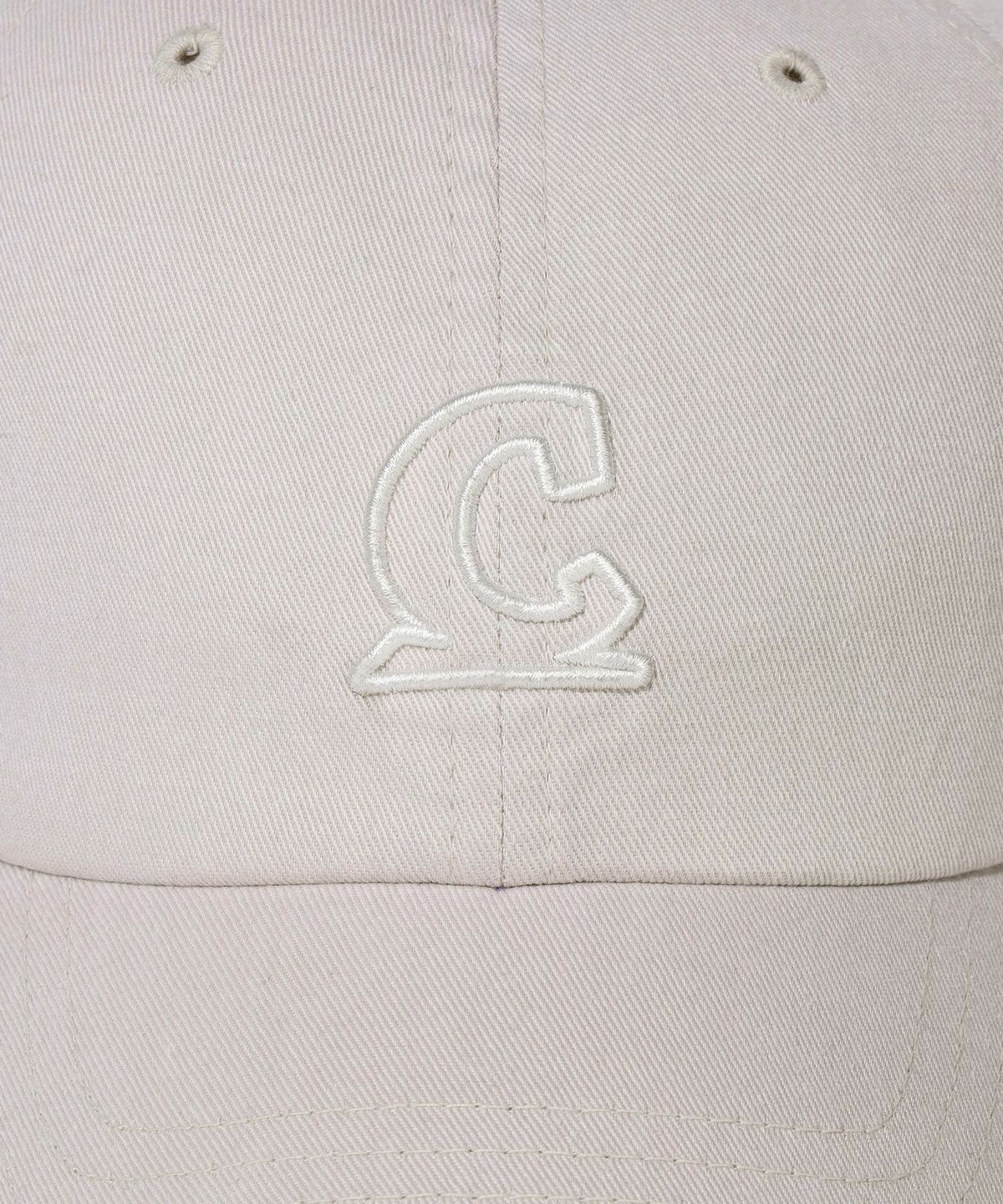 커버낫(COVERNAT) [코지 핏] 아웃라인 심볼 로고 볼캡 Beige