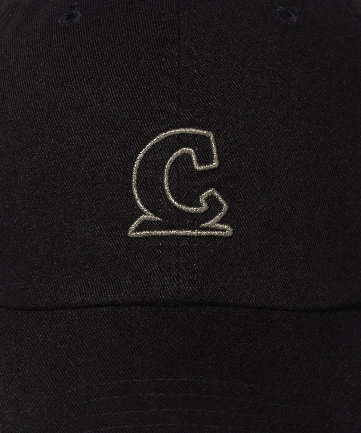 커버낫(COVERNAT) [코지 핏] 아웃라인 심볼 로고 볼캡 Black