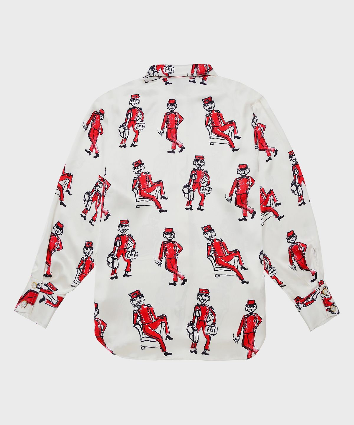 레이트 체크아웃(LATE CHECKOUT) (U) 벨보이 셔츠 화이트 BELLBOY SHIRT WHITE