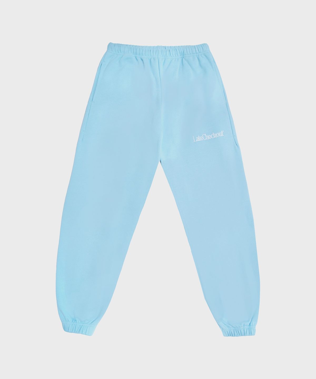 레이트 체크아웃(LATE CHECKOUT) (U) 조거 팬츠 베이비 블루 JOGGERS BABY BLUE