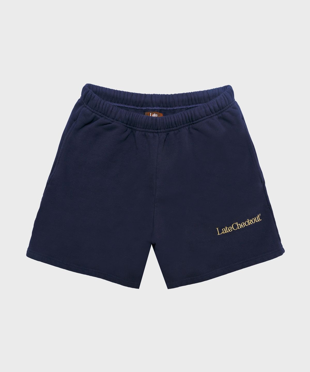 레이트 체크아웃(LATE CHECKOUT) (U) 조거 쇼츠 네이비 SHORTS NAVY