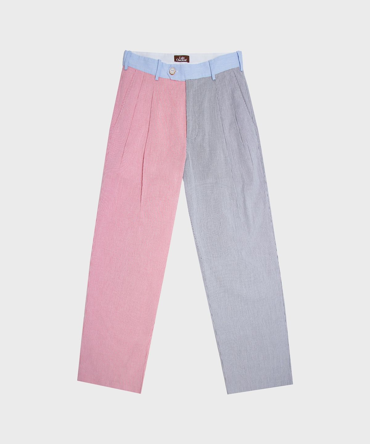 레이트 체크아웃(LATE CHECKOUT) (U) 도비 코드 트라우저 멀티 DOBBY CORD TROUSERS MULTICOLOUR