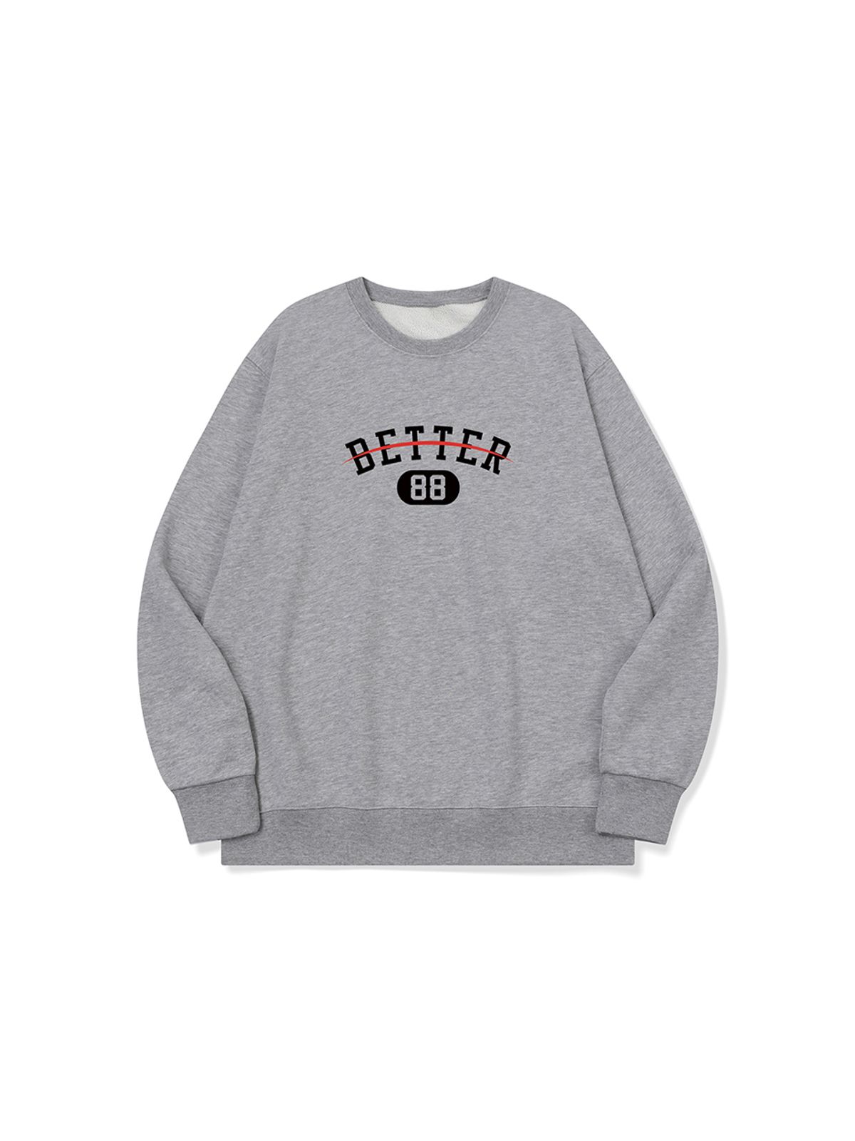 베러댄88(BETTERTHAN88) btm40 샤샤삭 버전2 그래픽 로고 맨투맨