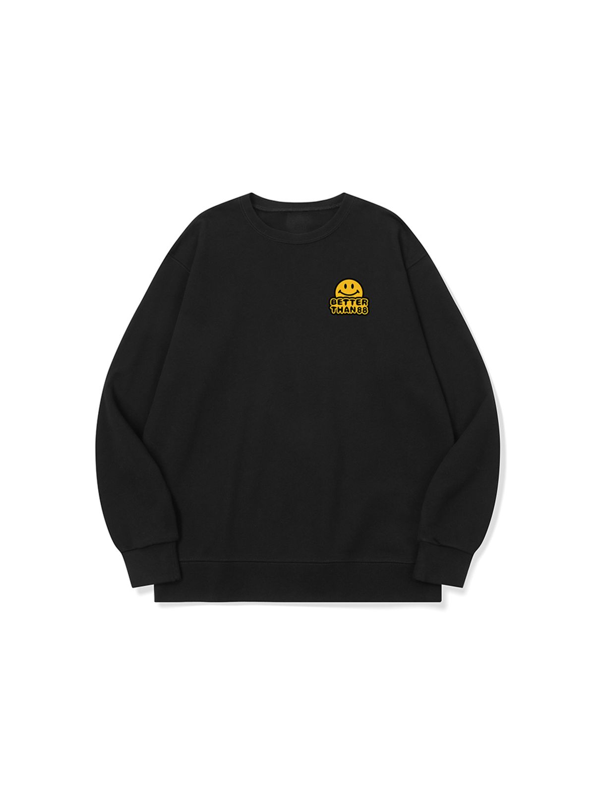 베러댄88(BETTERTHAN88) btm39 슬퍼도 우리는 웃어보자 그래픽 로고 맨투맨