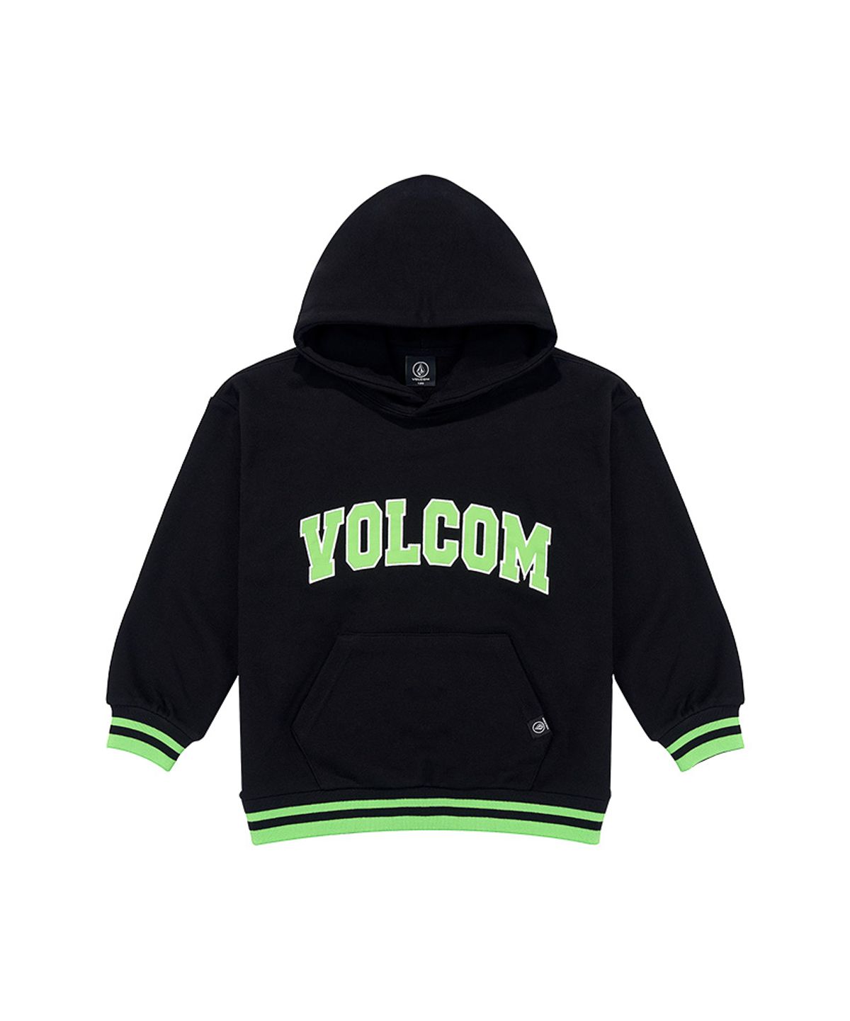 볼컴 키즈(VOLCOM KIDS) 포인트 빅로고 후드_D4F315