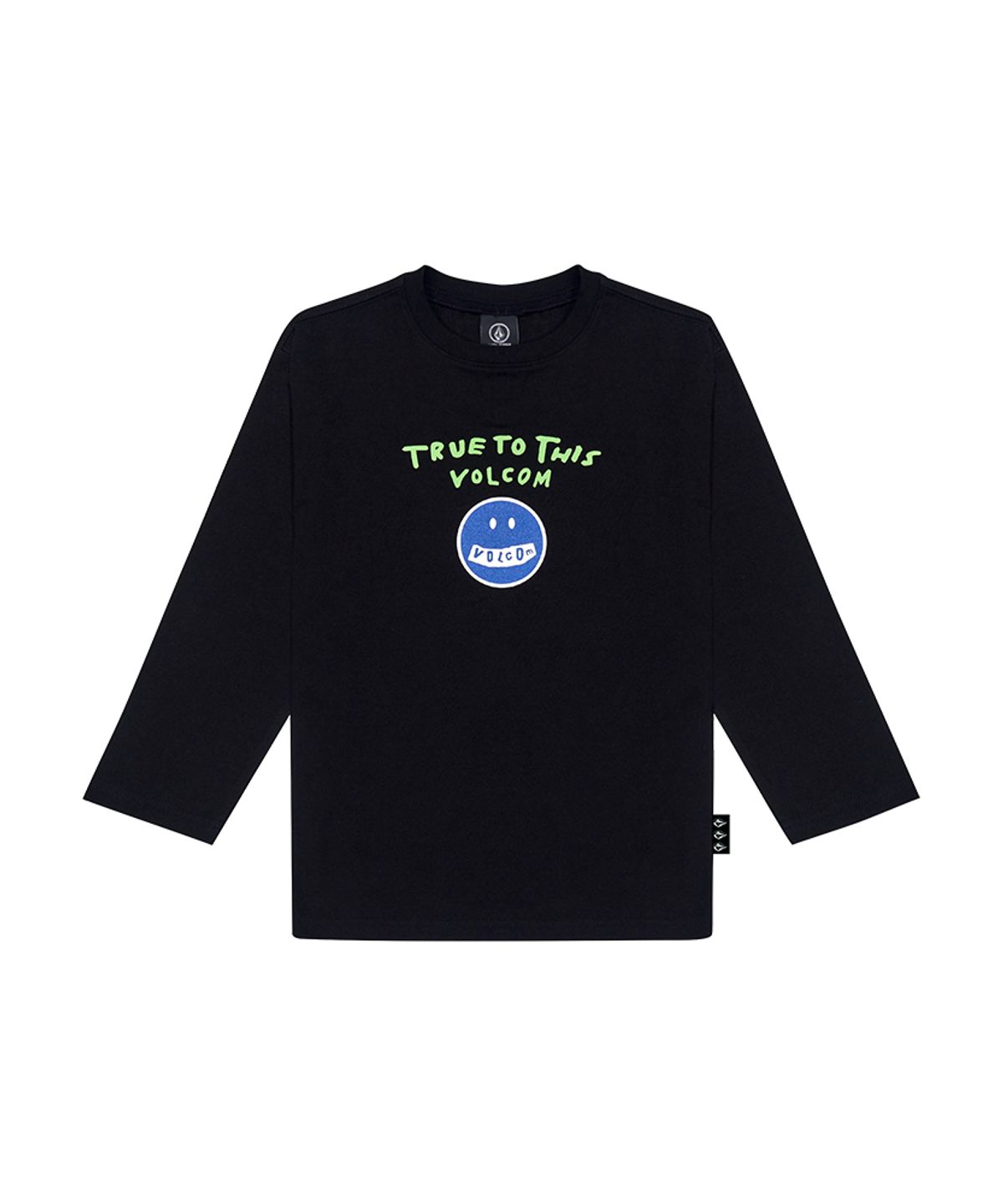 볼컴 키즈(VOLCOM KIDS) 트루 스마일 롱 티셔츠_D4F300