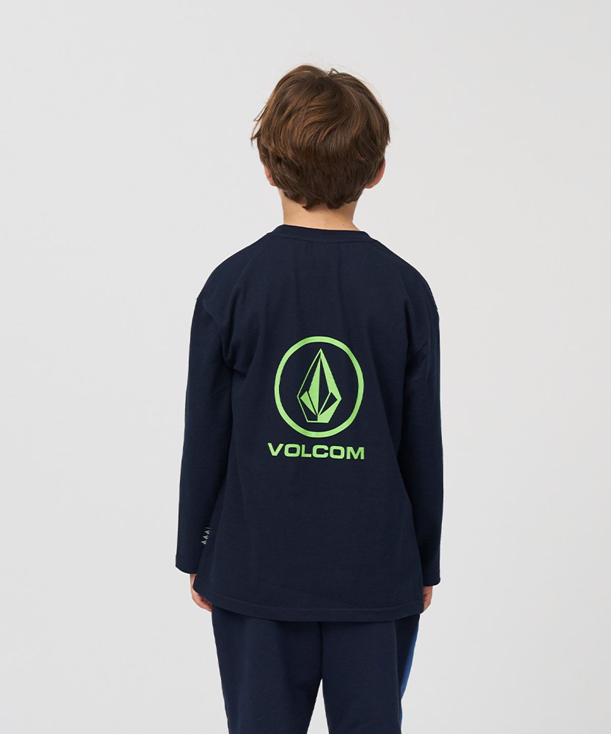 볼컴 키즈(VOLCOM KIDS) 백포인트 롱 티셔츠_D4F303