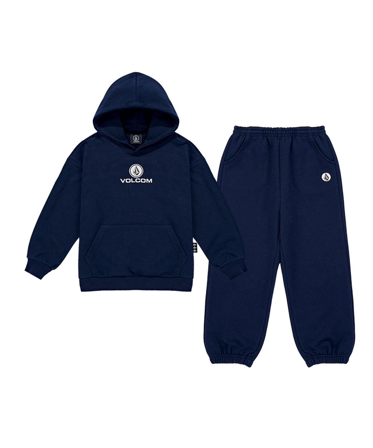 볼컴 키즈(VOLCOM KIDS) 원포인트 스톤 후드 상하복_D4F310