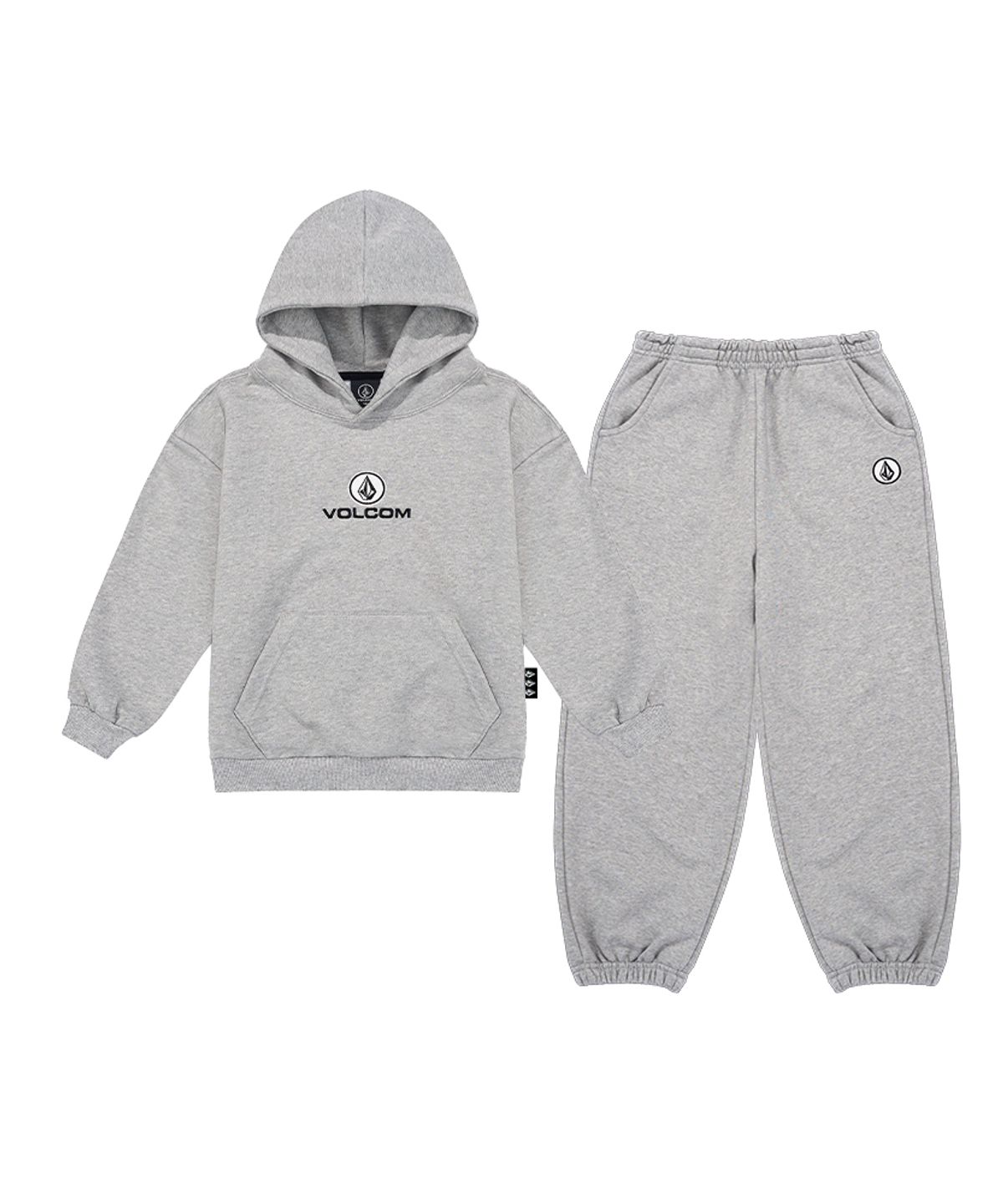 볼컴 키즈(VOLCOM KIDS) 원포인트 스톤 후드 상하복_D4F310