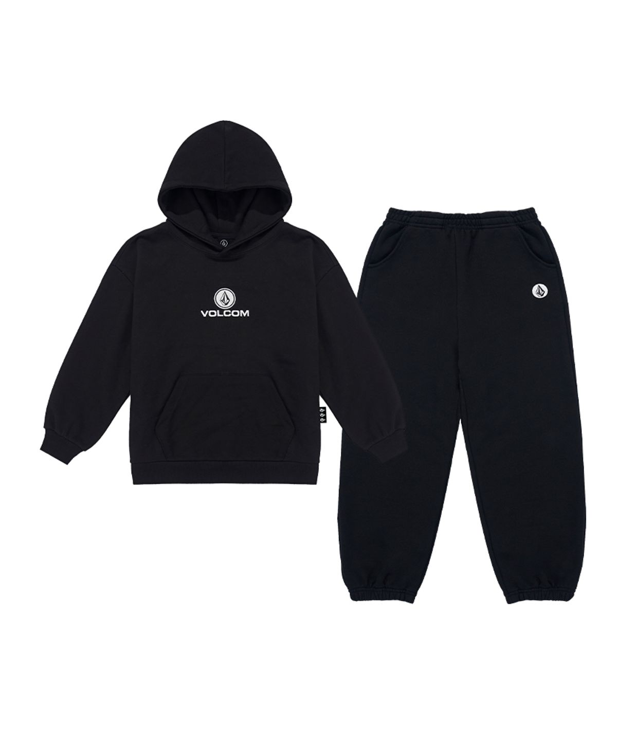 볼컴 키즈(VOLCOM KIDS) 원포인트 스톤 후드 상하복_D4F310