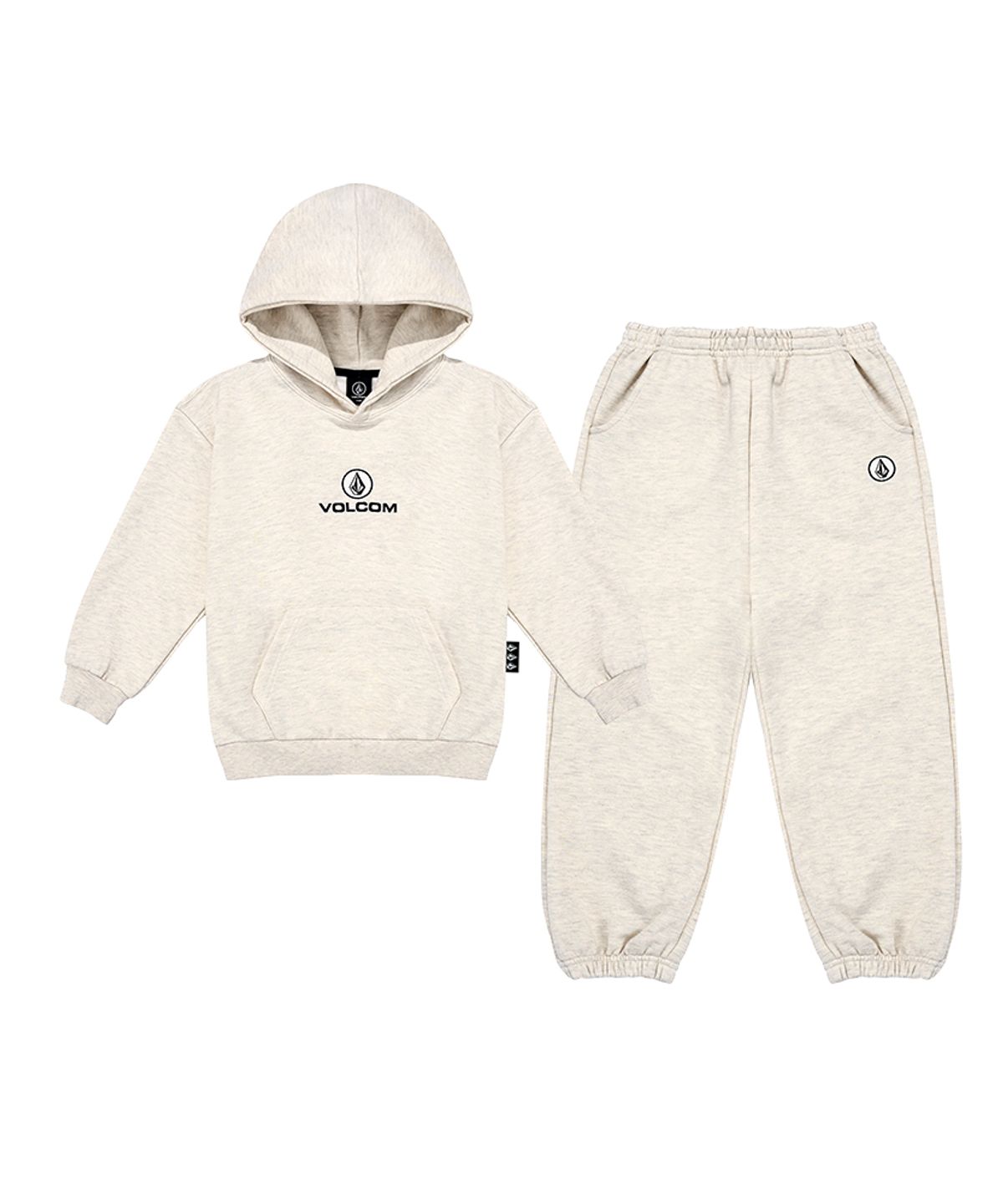 볼컴 키즈(VOLCOM KIDS) 원포인트 스톤 후드 상하복_D4F310