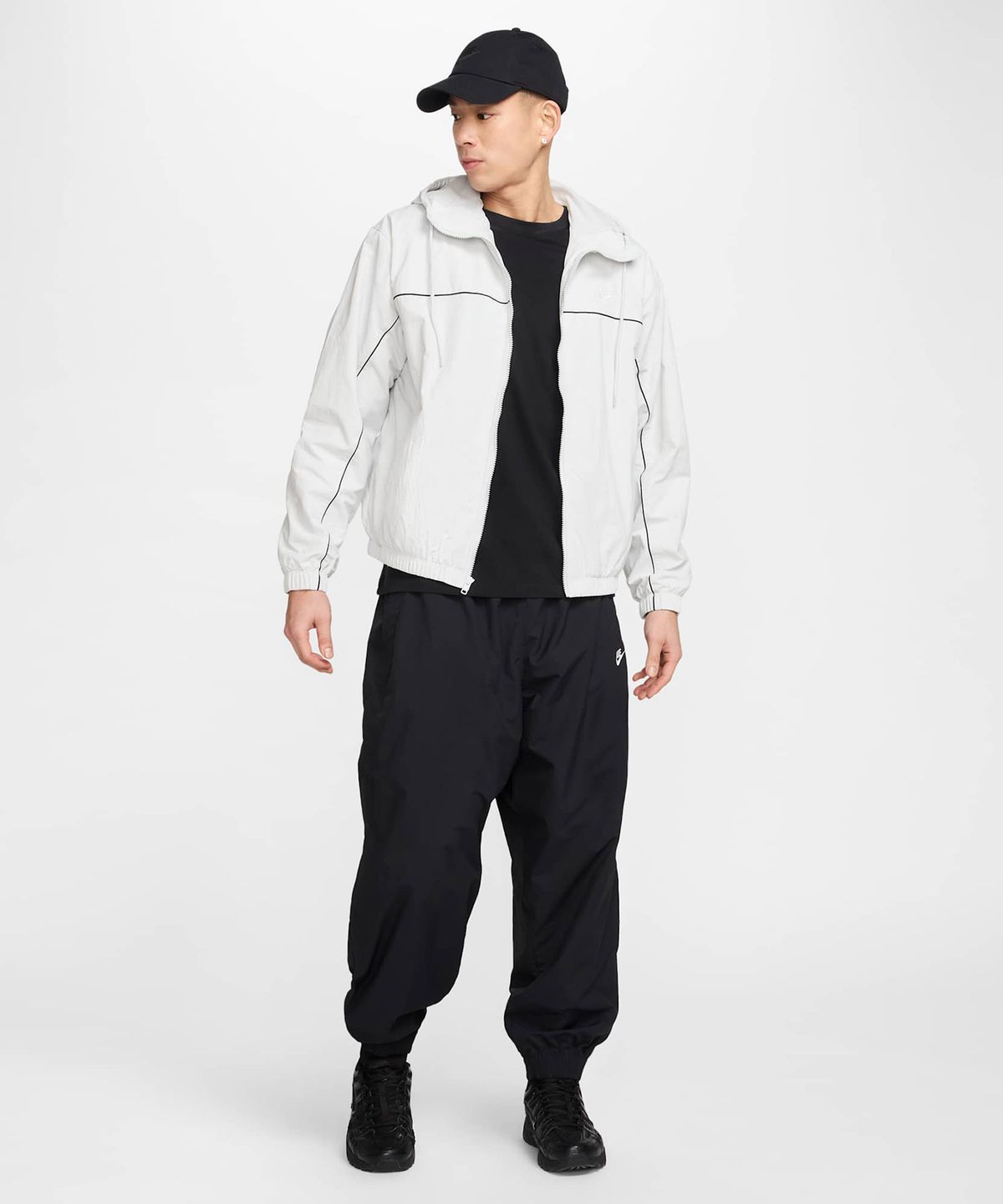 나이키(NIKE) 클럽 애슬래트 후디 재킷 M - 포톤 더스트:화이트 / HJ2013-025