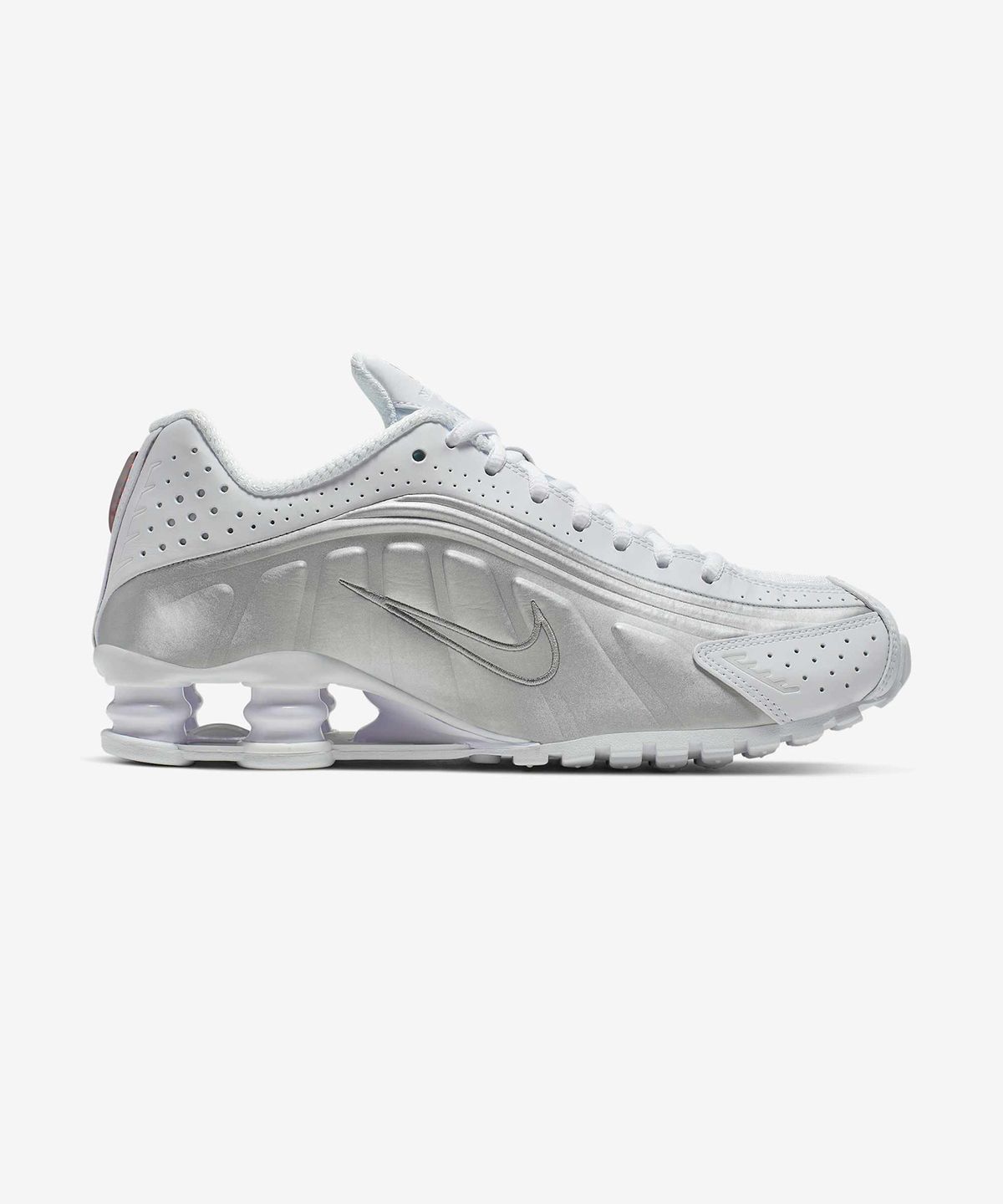 나이키(NIKE) 샥스 R4 W - 화이트:메탈릭 실버:맥스 오렌지:화이트 / AR3565-101