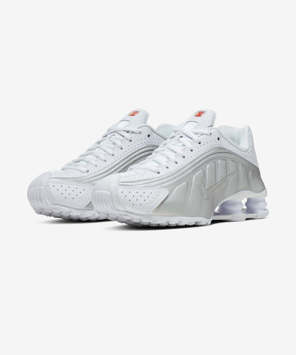 나이키(NIKE) 샥스 R4 W - 화이트:메탈릭 실버:맥스 오렌지:화이트 / AR3565-101