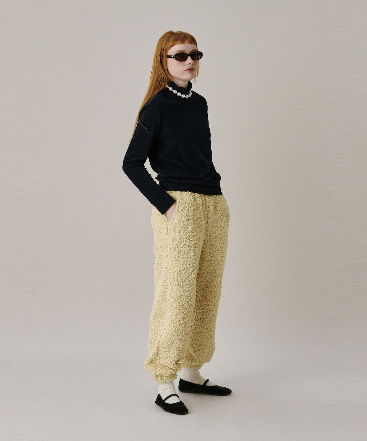 준준스페이스(JUNEJUNE SPACE) Soft Jogger Pants_Yellow (소프트 조거 팬츠_옐로우)